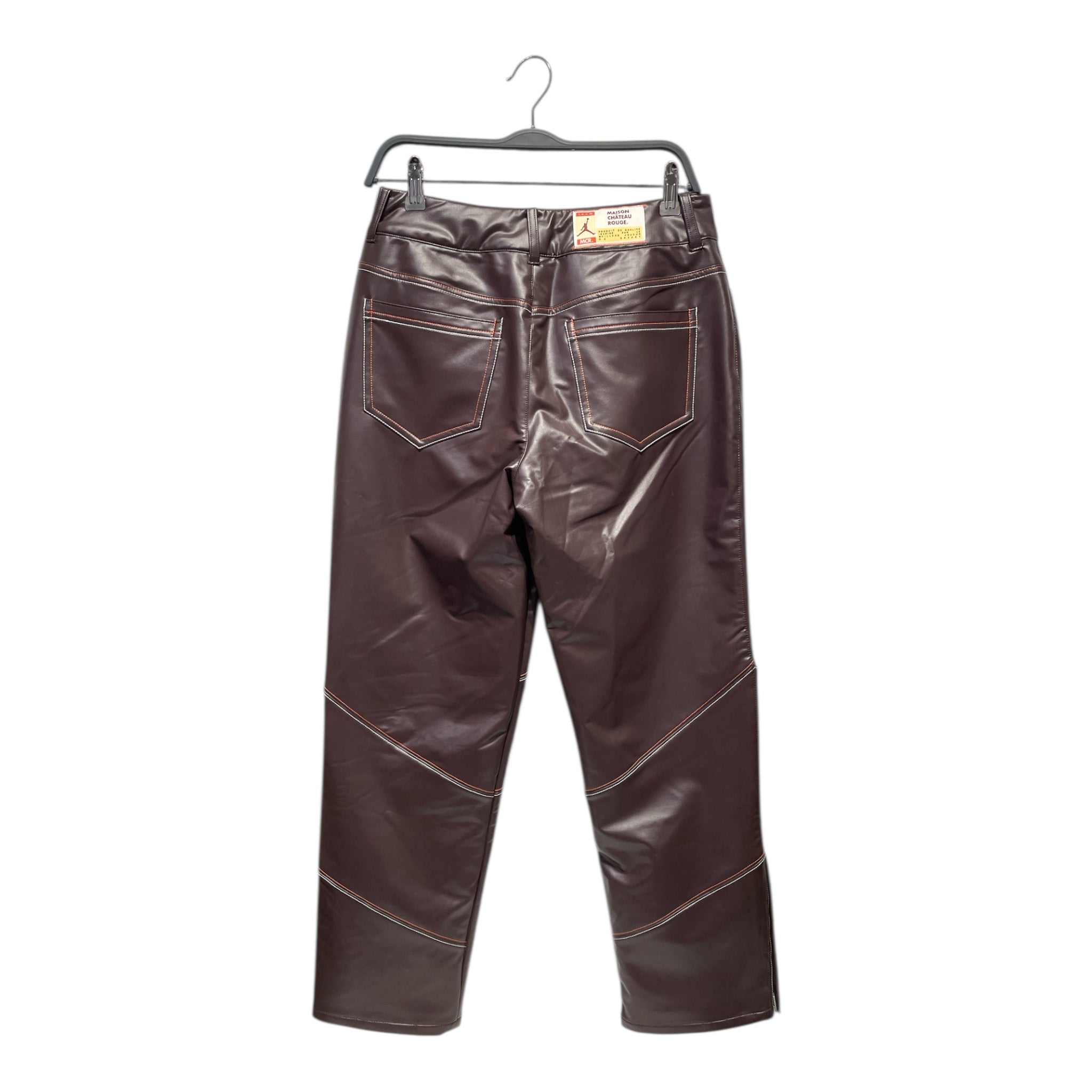 maison chateau rogue/JORDAN BRAND/Straight Pants/Leather/BRD/ view 2