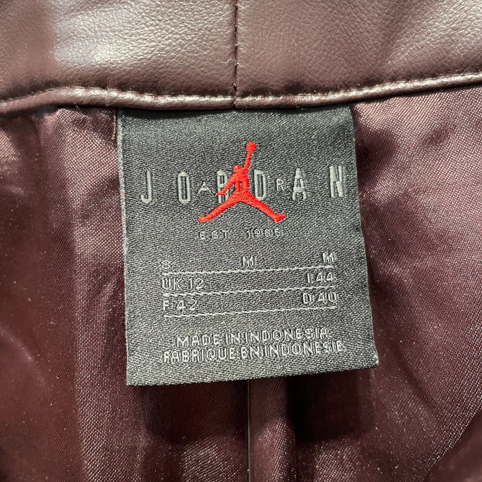 maison chateau rogue/JORDAN BRAND/Straight Pants/Leather/BRD/ view 3