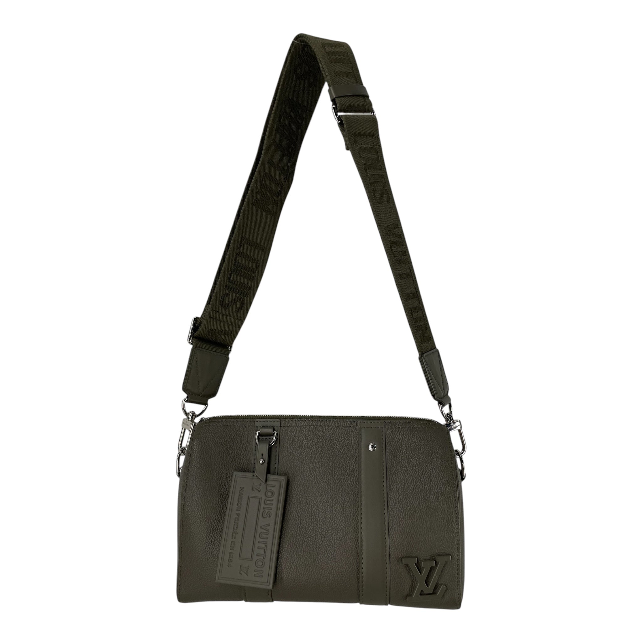 LOUIS VUITTON/Cross Body Bag/Leather/KHK/AEROGRAM CITY KEEPALL view 1