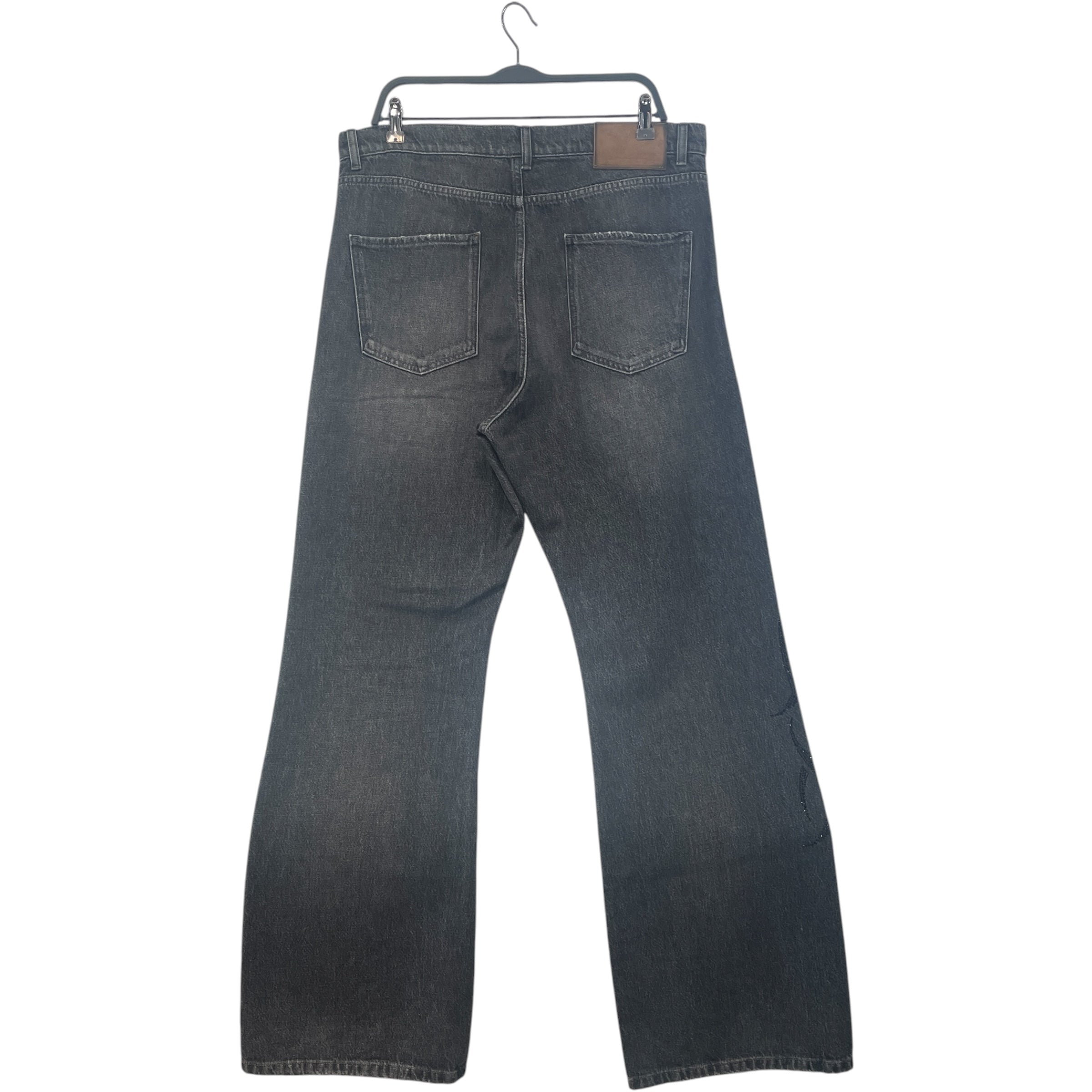 alchemist/Pants/34/Cotton/BLK/All Over Print/jewel cyber sigilism leg desig view 2