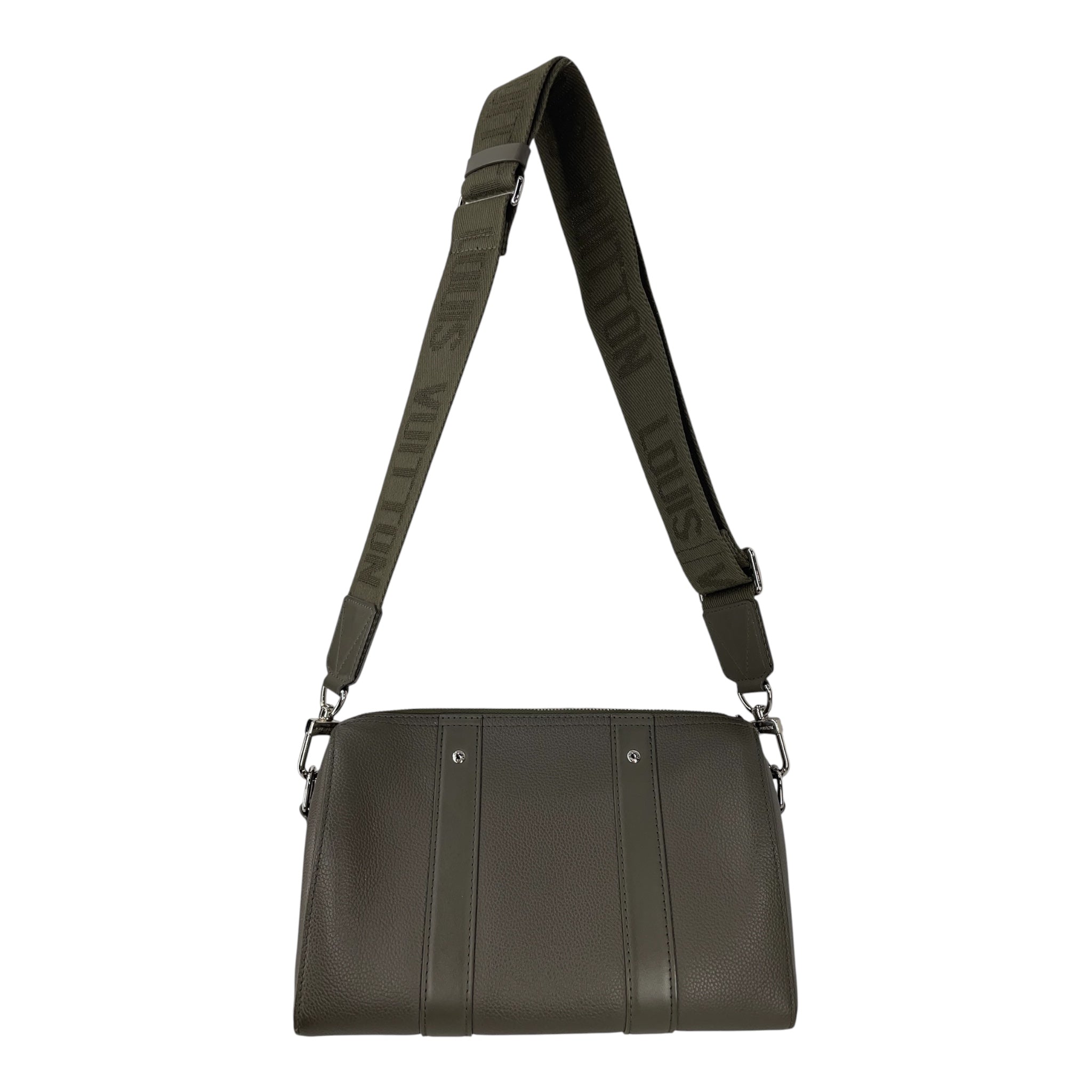 LOUIS VUITTON/Cross Body Bag/Leather/KHK/AEROGRAM CITY KEEPALL view 2