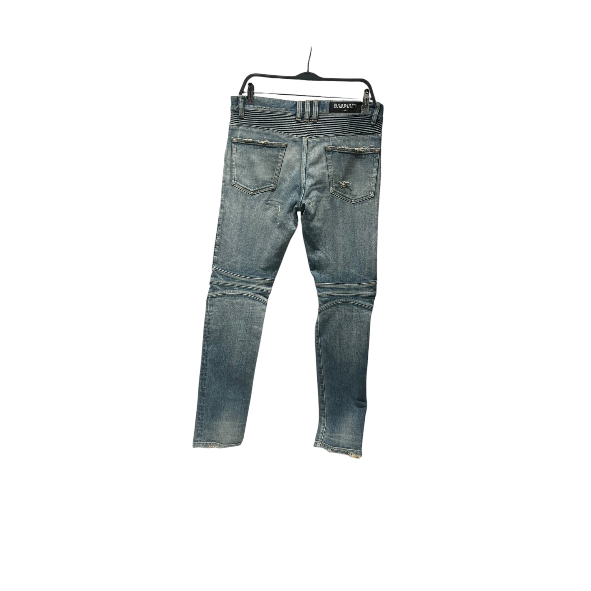 BALMAIN/Skinny Pants/30/Denim/BLU/PO IT55 91OV view 2