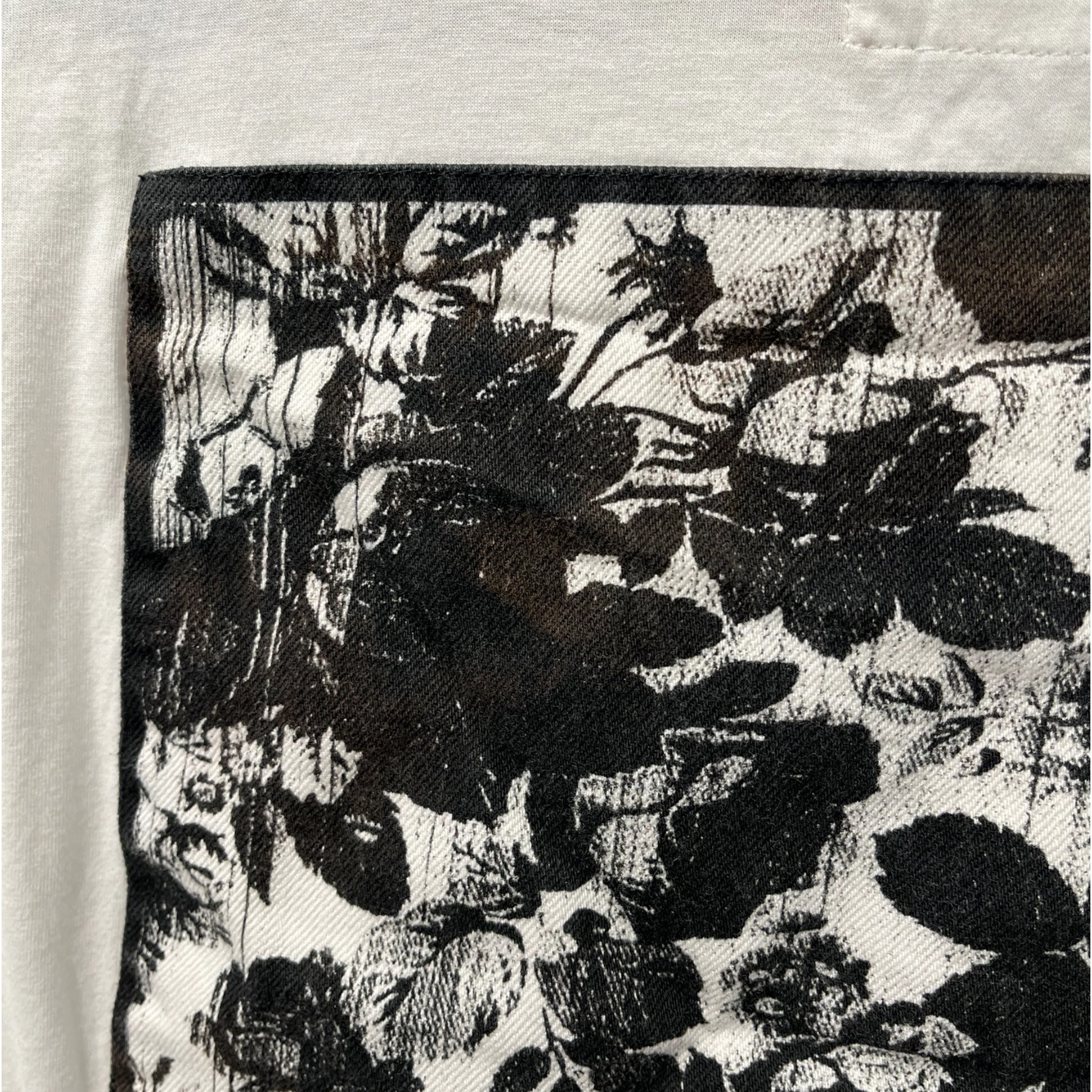 MIU MIU/T-Shirt/L/Cotton/WHT/LOVE MIU MIU EMBROIDERY view 5