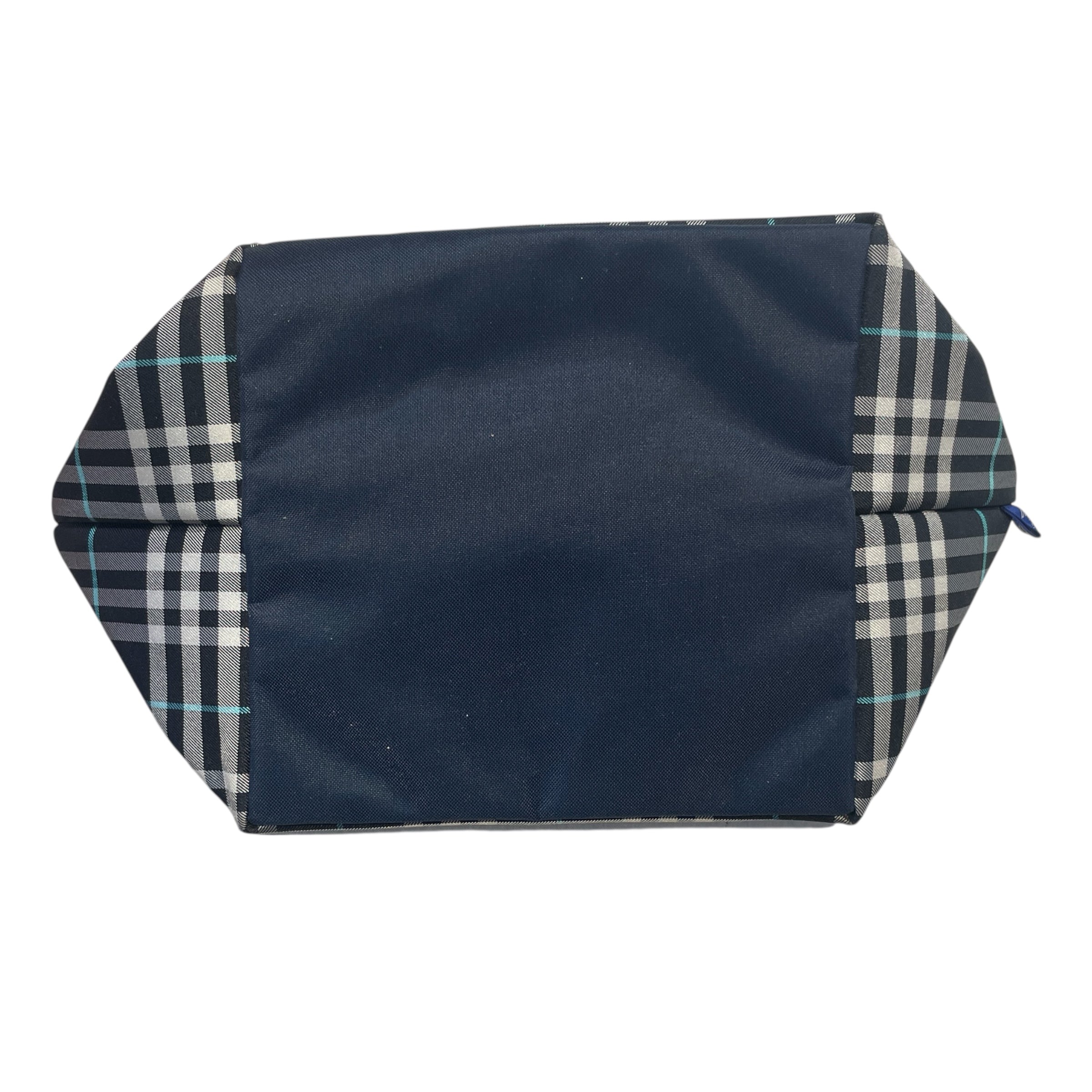 BURBERRY BLUE LABEL/Hand Bag/Plaid/Cotton/NVY/Nova Check Mini Tote Canvas view 3