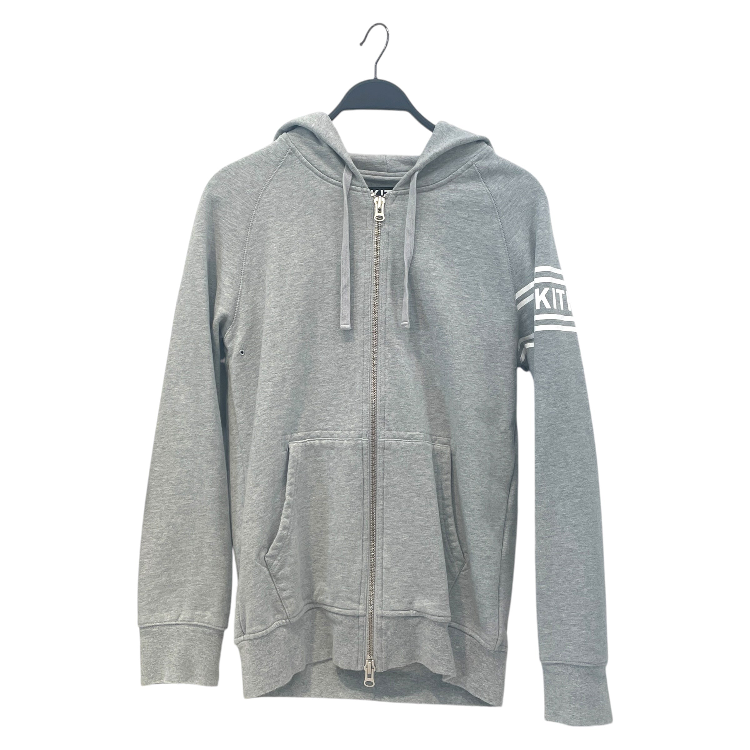 KITH/Zip Up Hoodie/M/Nylon/GRY/ view 1