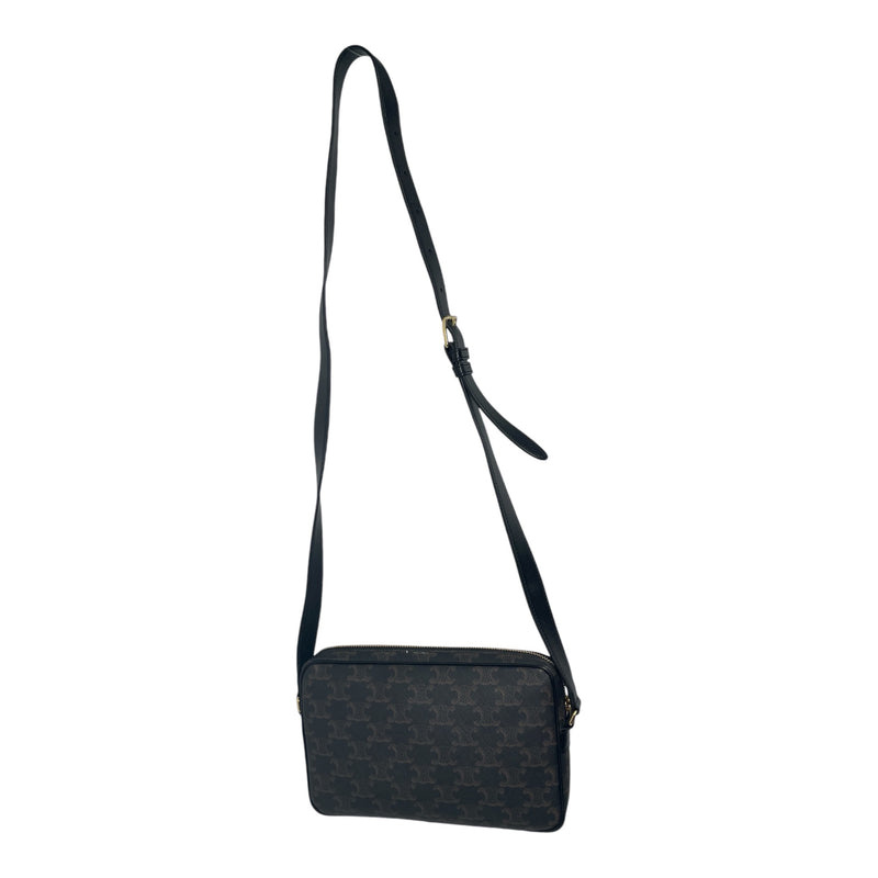 CELINE/Cross Body Bag/OS/Monogram/Leather/BRW/