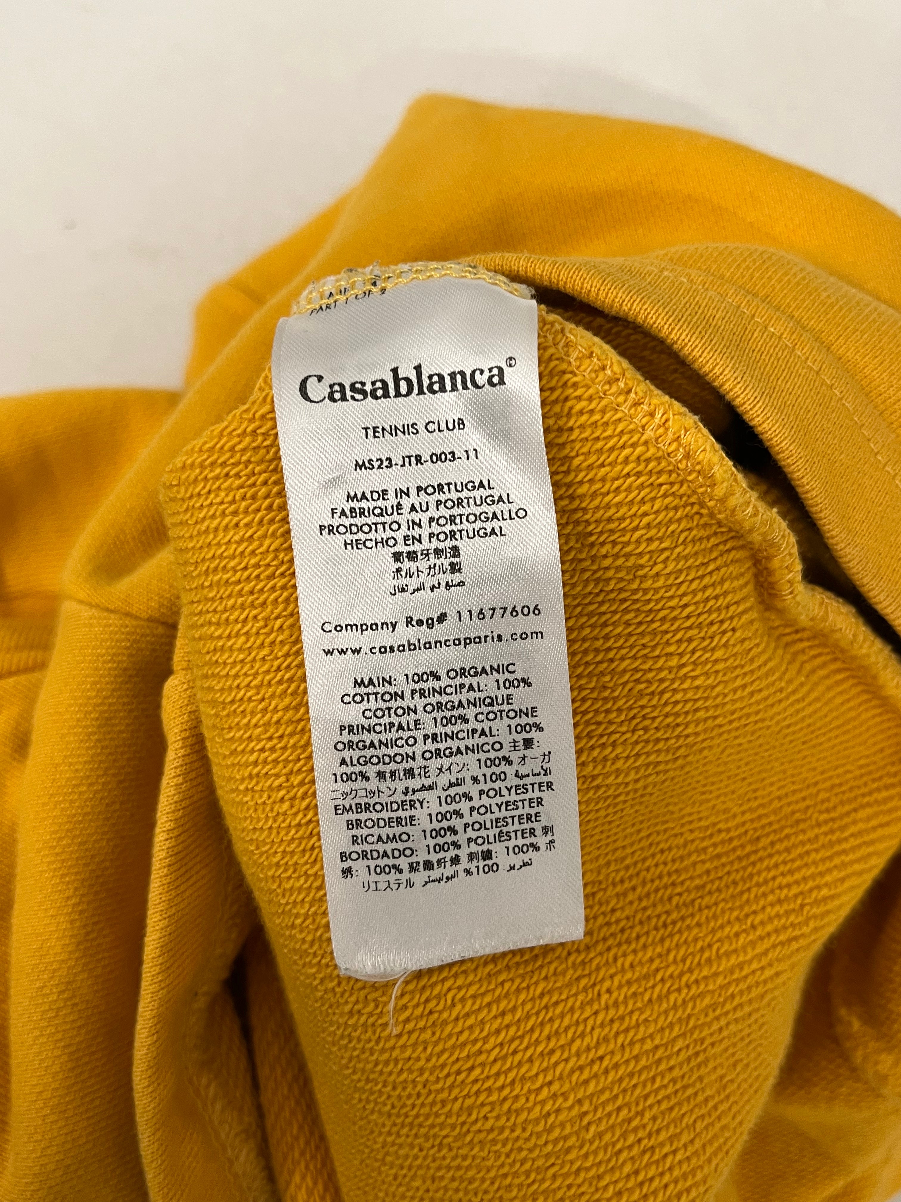 CASABLANCA/Shorts/XS/Cotton/YEL/TENNIS CLUB SHORTS view 4