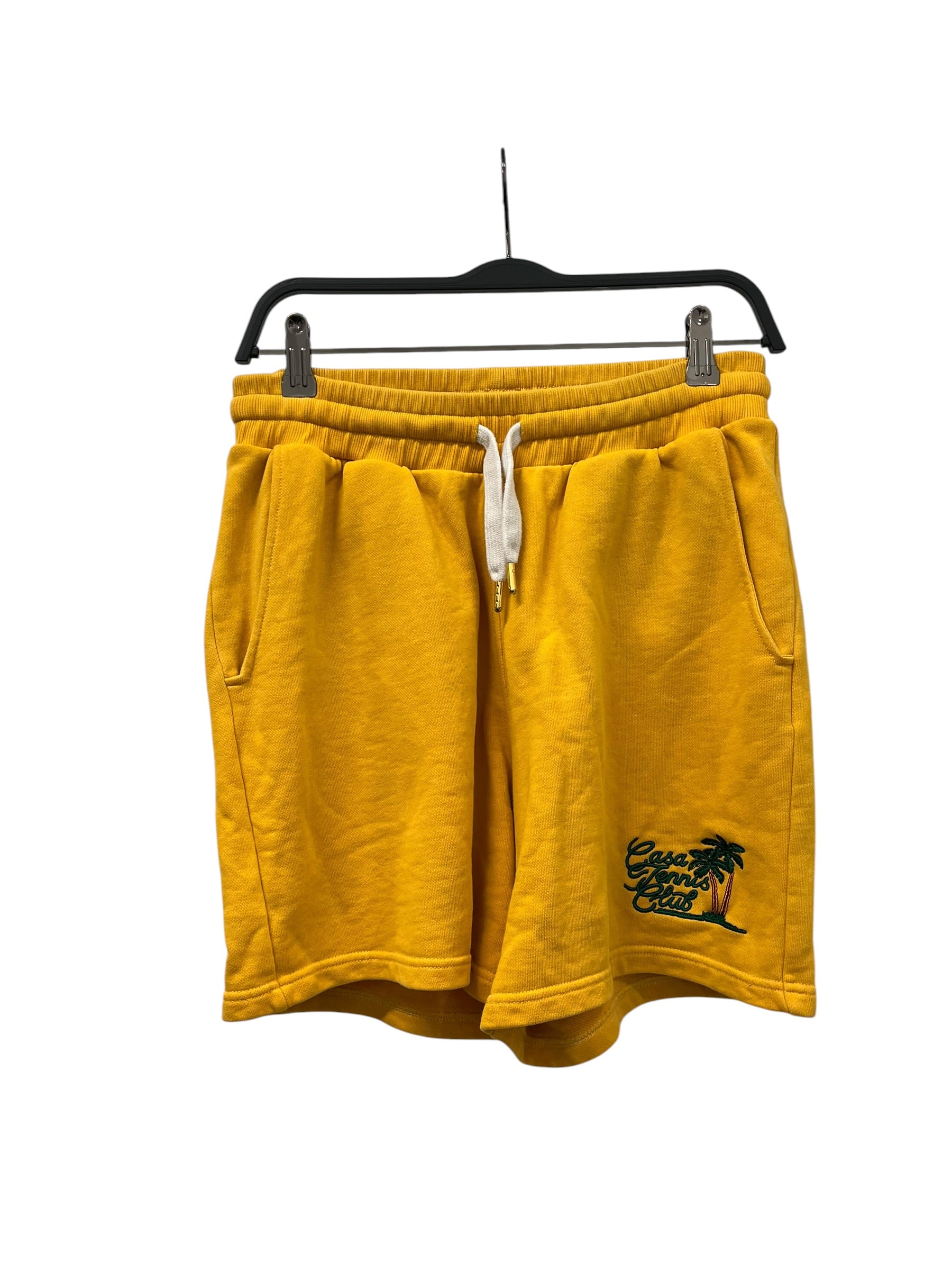 CASABLANCA/Shorts/XS/Cotton/YEL/TENNIS CLUB SHORTS view 1