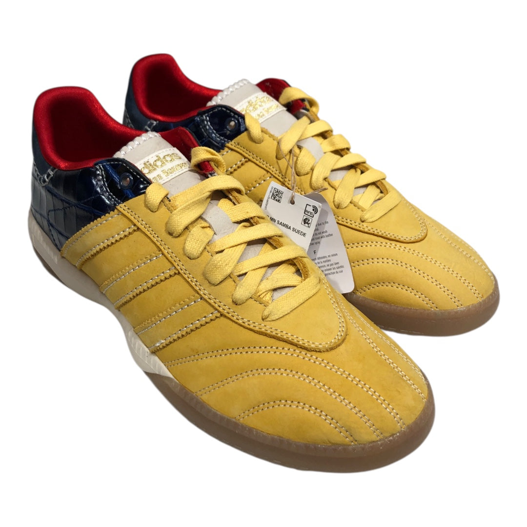 adidas/WALES BONNER/Low-Sneakers/US 11/Leather/YEL/samba millenium fade gold view 1