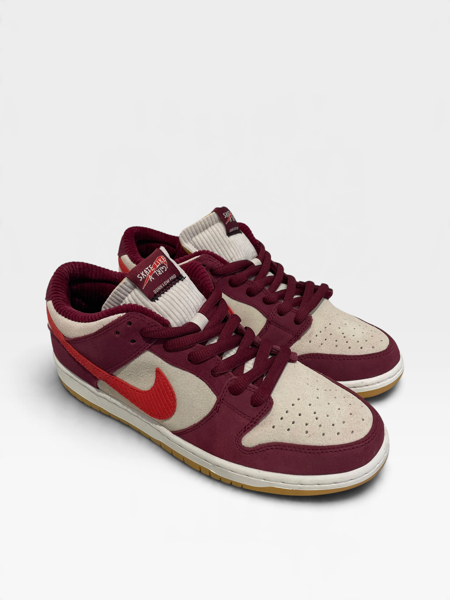 NIKE SB/Low-Sneakers/US 11/Suede/BRD/Dunk Low "Skate Like A Girl" view 1