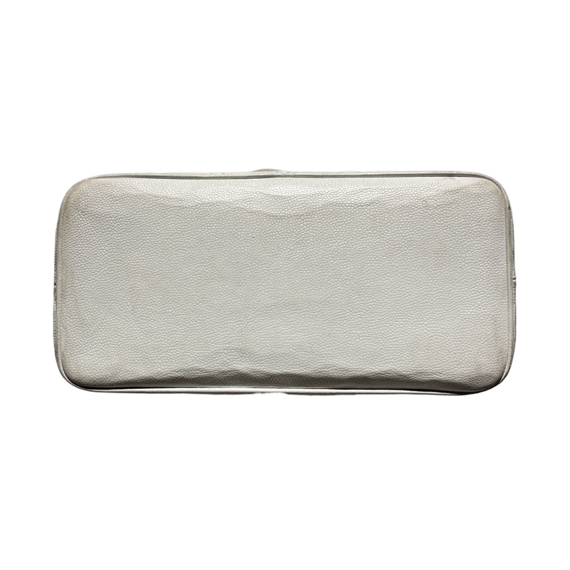 CHANEL/Hand Bag/Leather/WHT