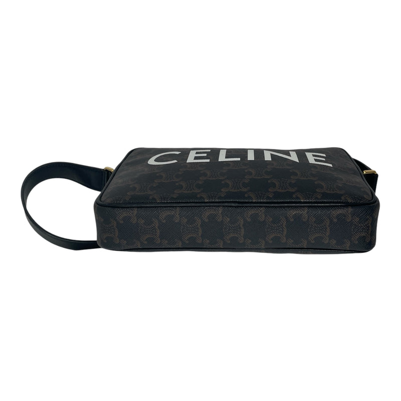 CELINE/Cross Body Bag/OS/Monogram/Leather/BRW/
