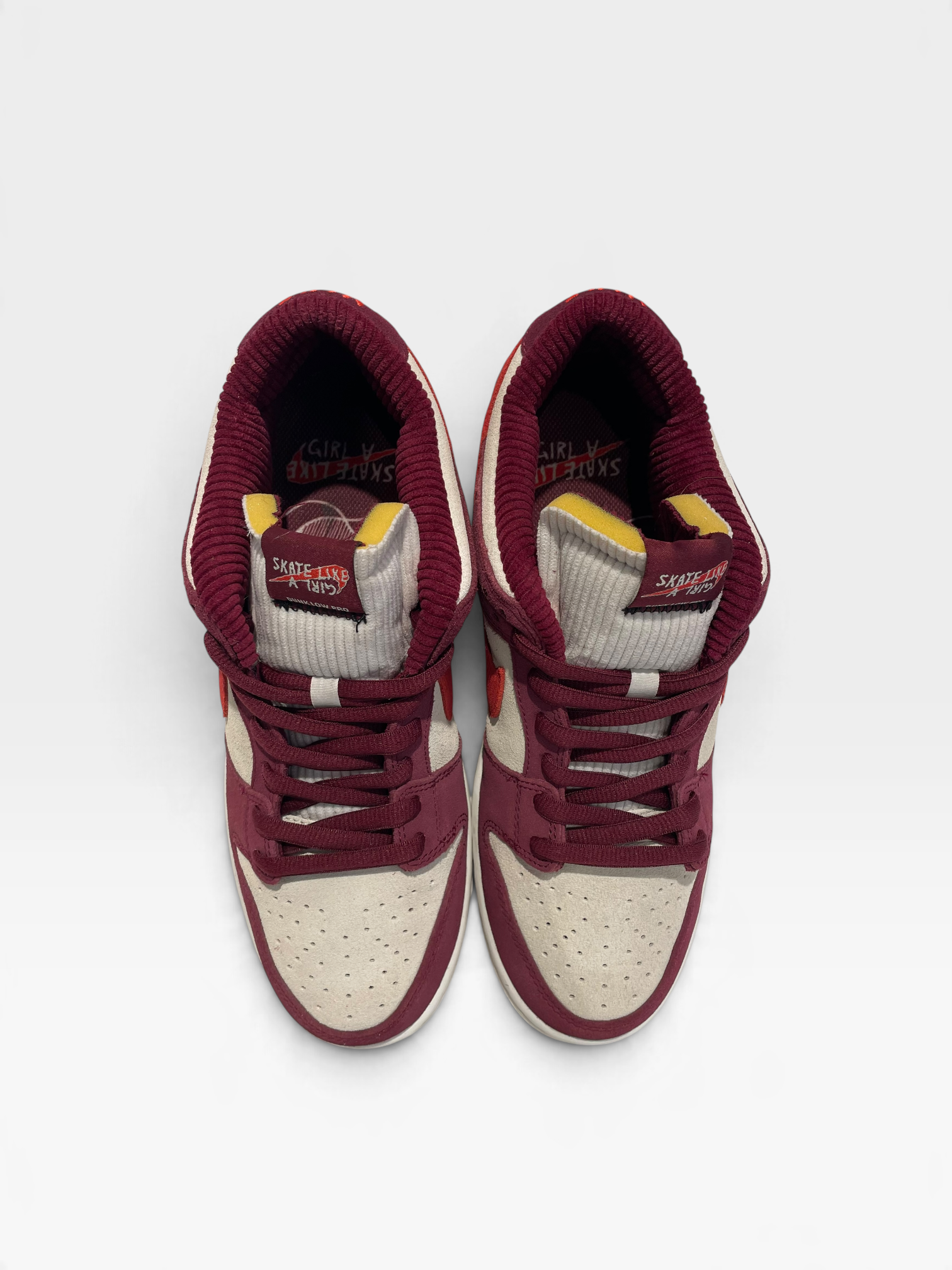 NIKE SB/Low-Sneakers/US 11/Suede/BRD/Dunk Low "Skate Like A Girl" view 3