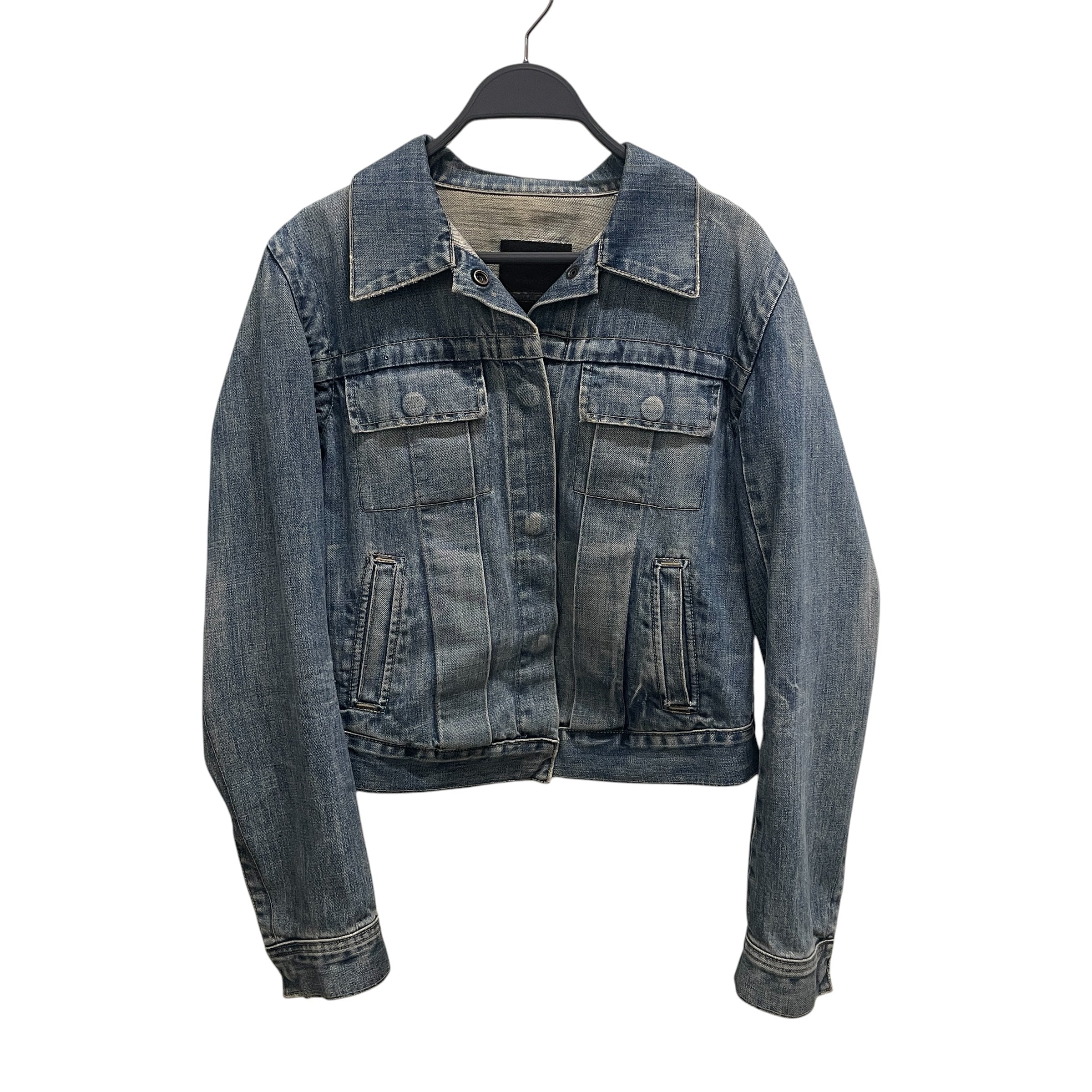 Rick Owens/Denim Jkt/Cotton/IDG/owen's slab denim view 1