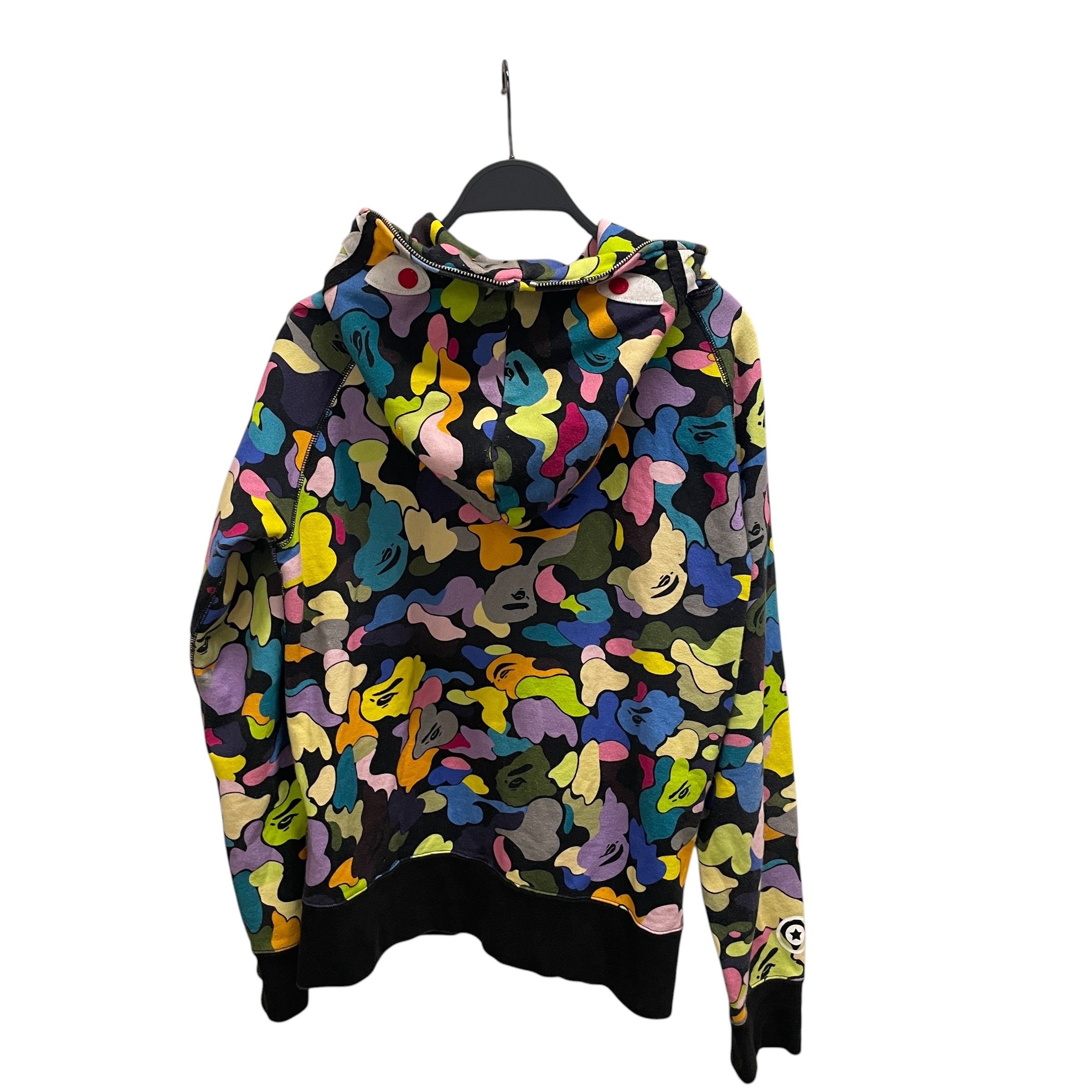 A BATHING APE/Zip Up Hoodie/M/Camouflage/Cotton/MLT/ view 2