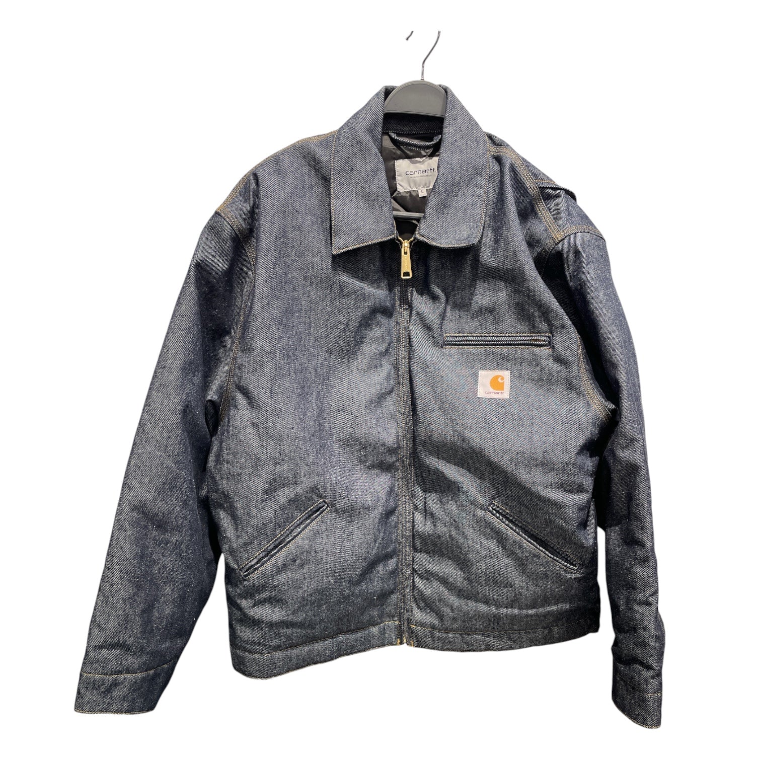 CARHARTT WIP(WORK IN PROGRESS)/Denim Jkt/L/Denim/NVY/Navy Denim Detroit Jacket view 1
