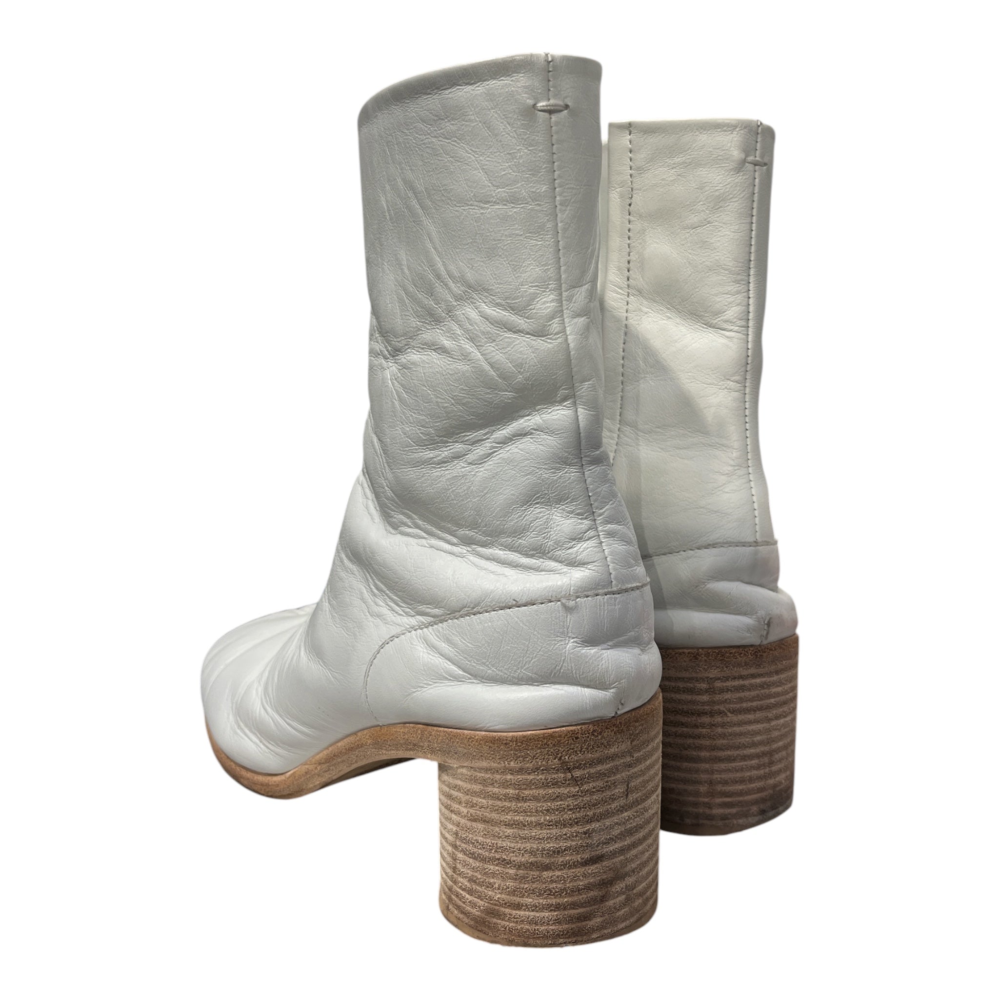 Maison Margiela/Boots/EU 43/Leather/WHT/TABI ANKLE view 2