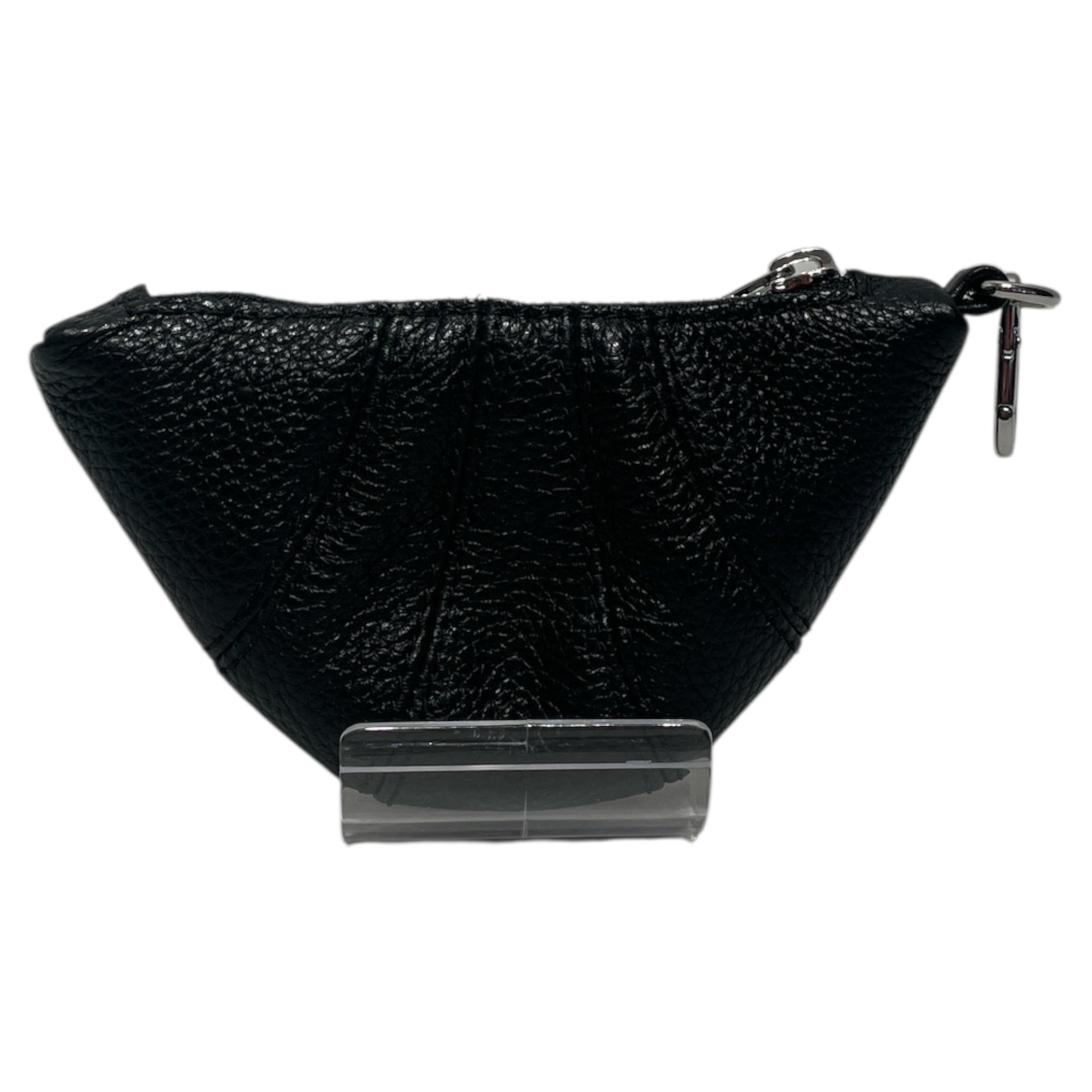 LEMAIRE/Coin Wallet/XS/Leather/BLK/mini croissant coin pouch view 1