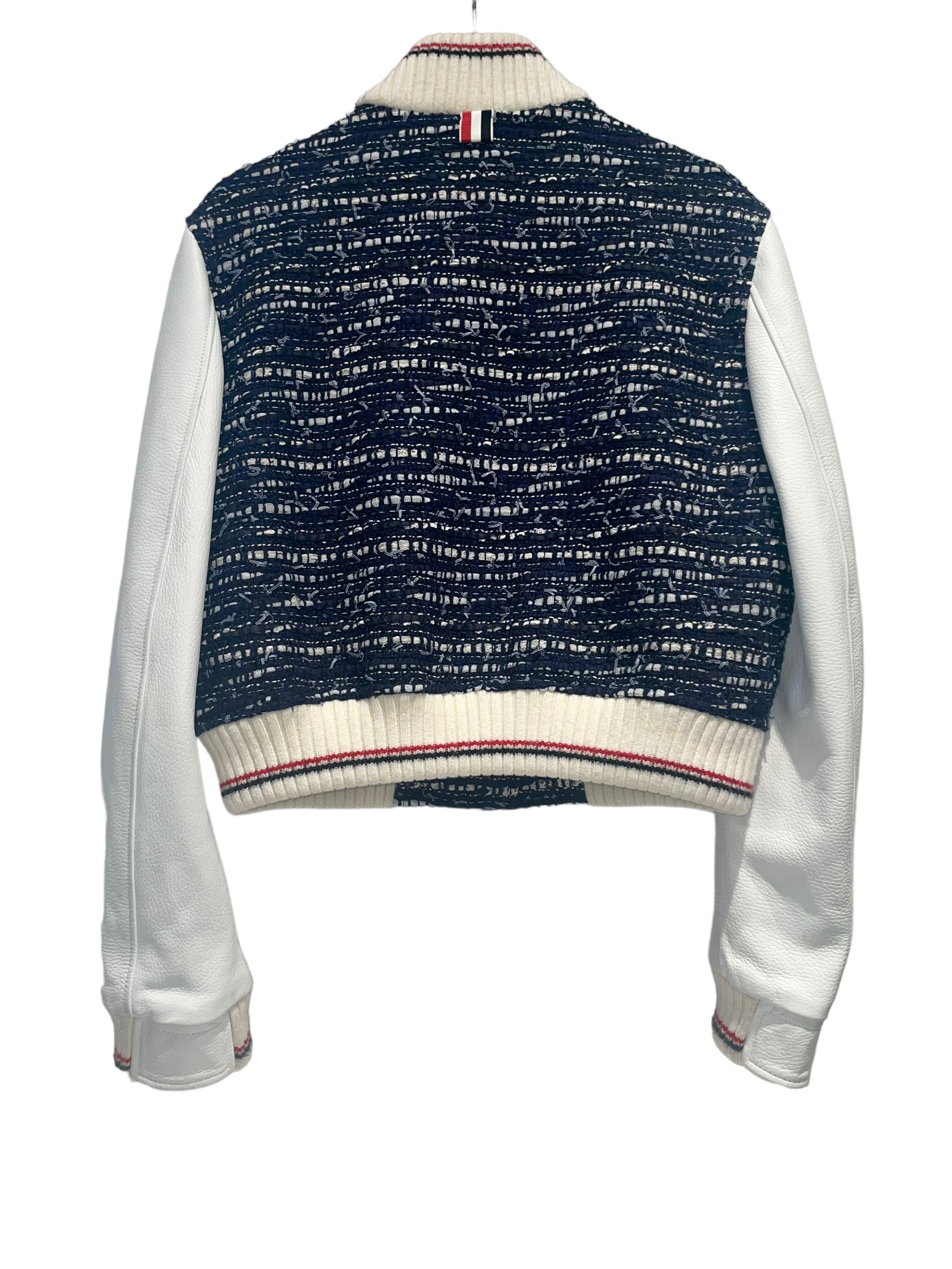 THOM BROWNE. NEW YORK/Jacket/36/Cotton/BLU/Varisty view 2