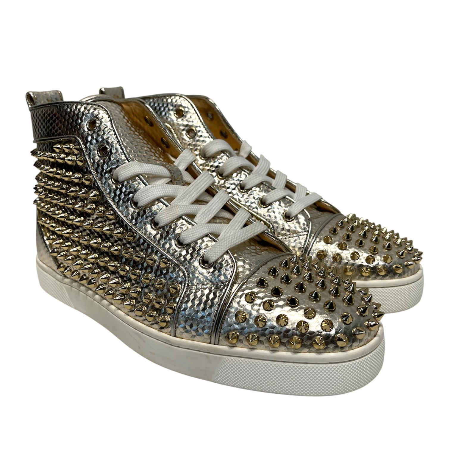 Christian Louboutin/Hi-Sneakers/EU 42.5/Leather/GLD/ view 1