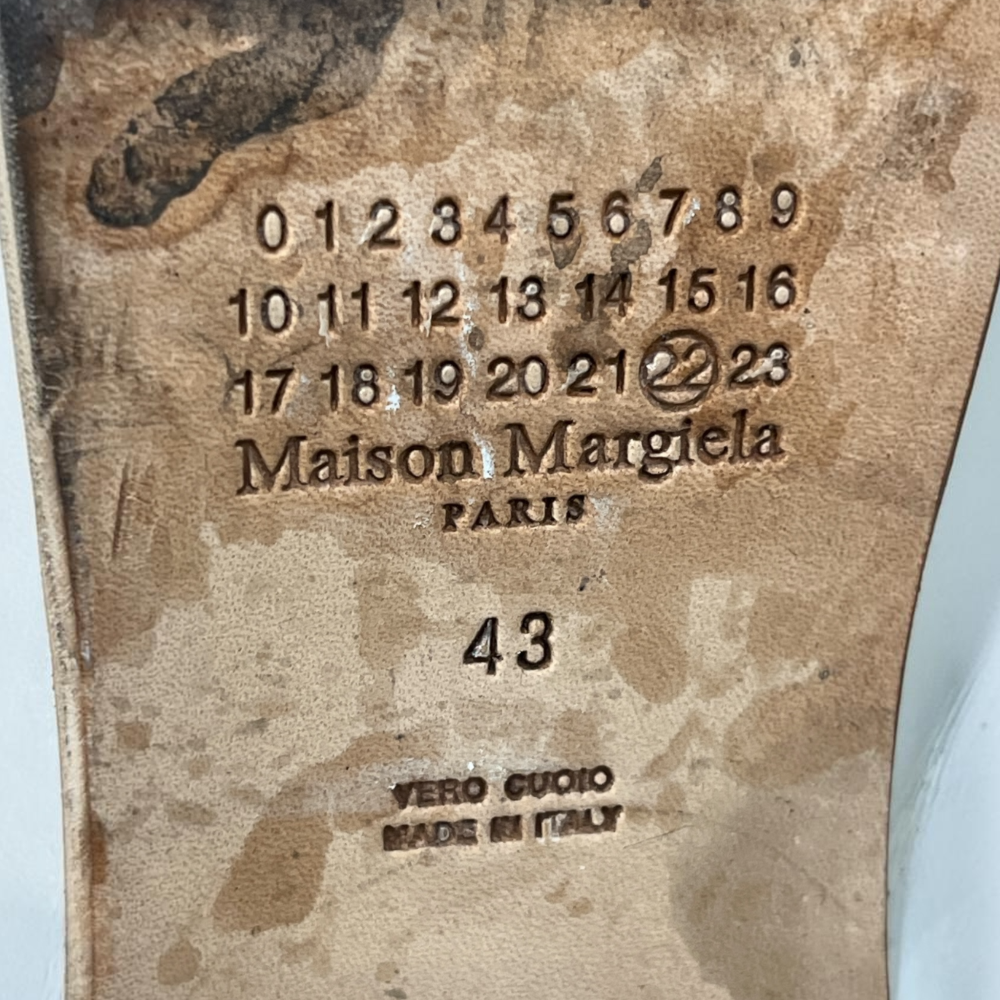 Maison Margiela/Boots/EU 43/Leather/WHT/TABI ANKLE view 6