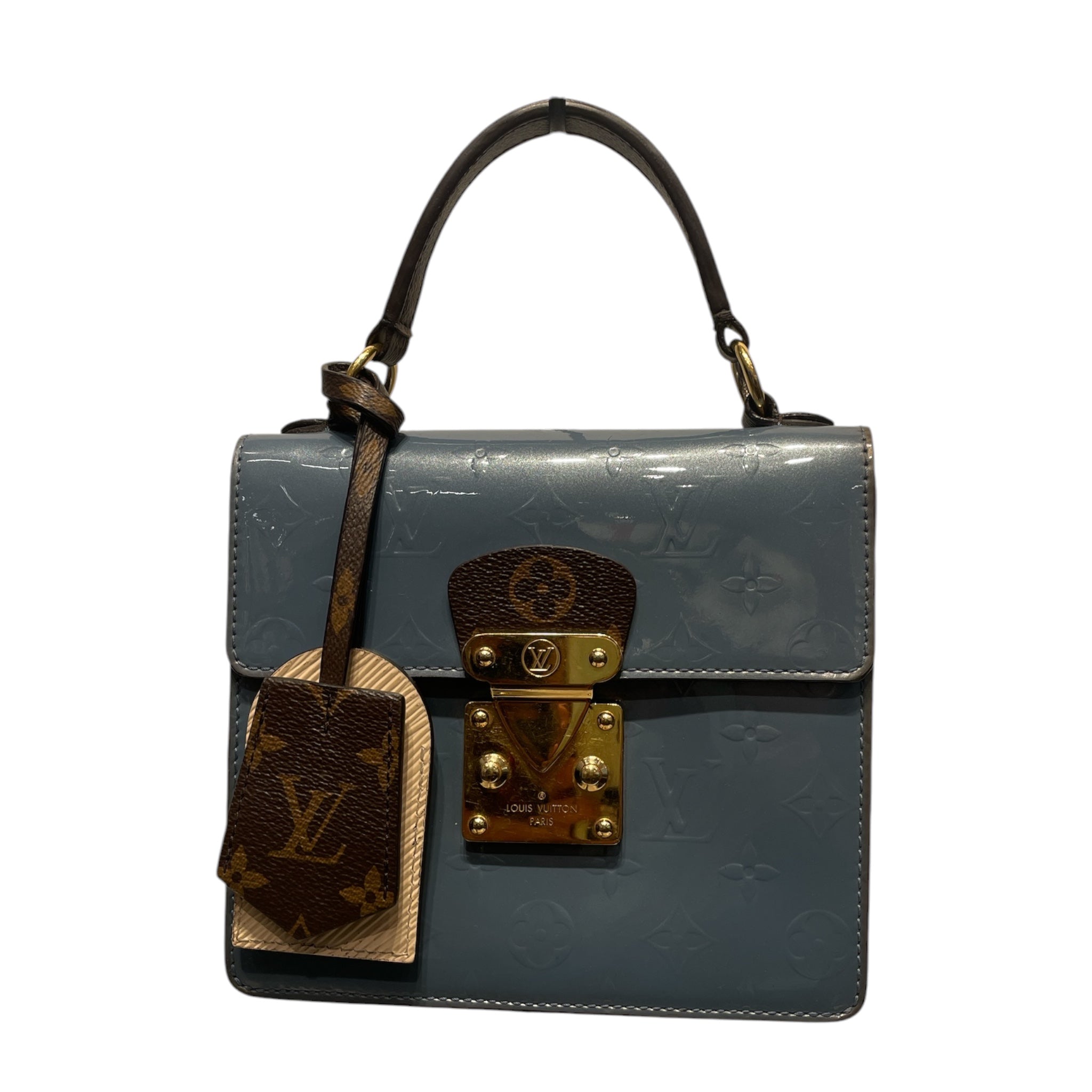 LOUIS VUITTON/Cross Body Bag/Monogram/Leather/BLU/SPRING STREET view 1