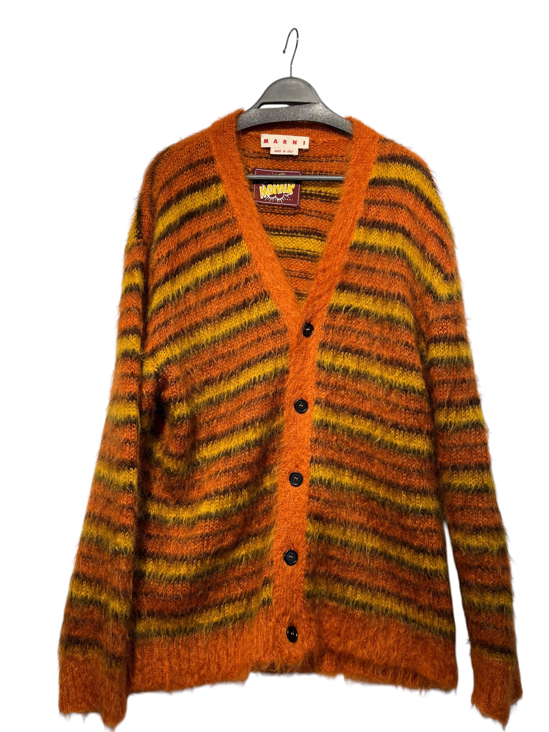 MARNI/Cardigan/50/Border/Wool/ORN/CDMG0051Q0 view 1