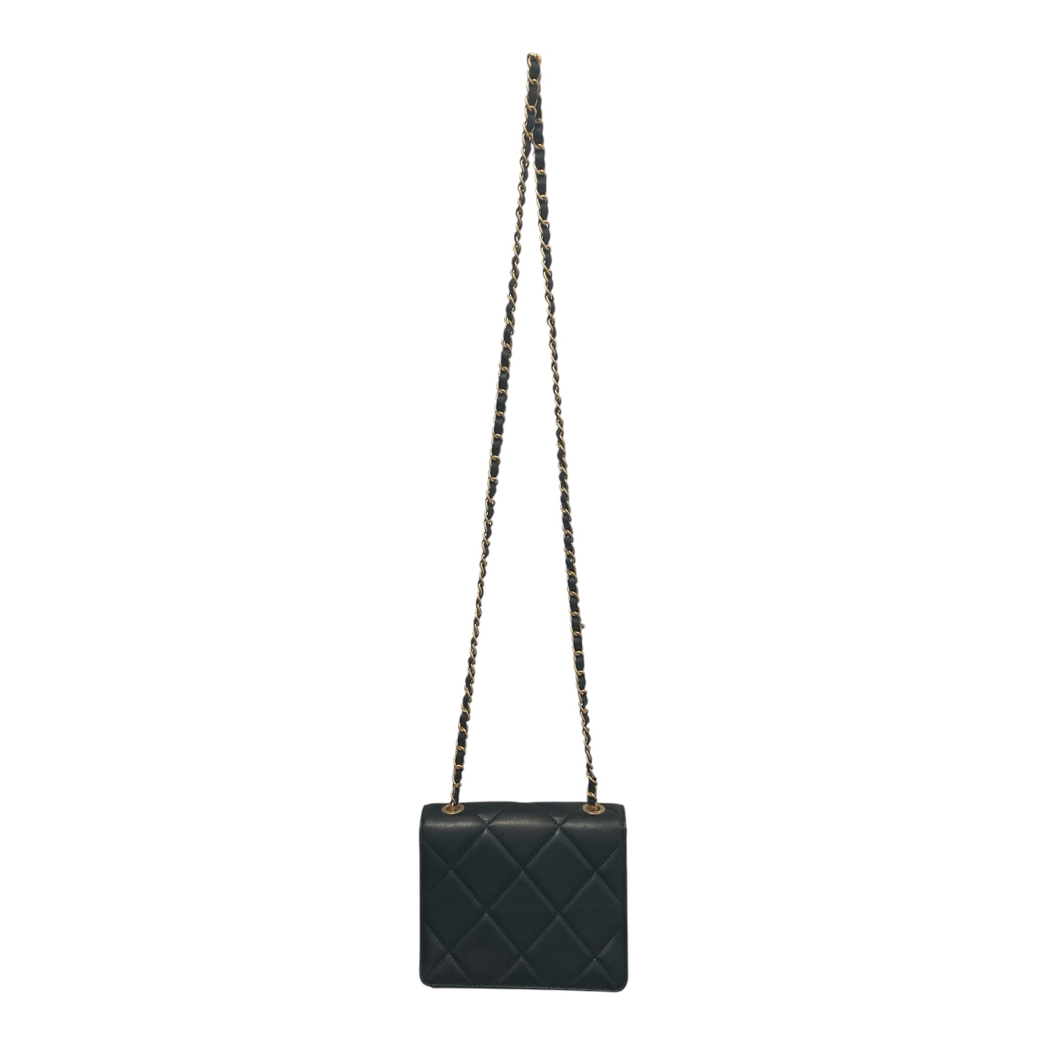 CHANEL/Hand Bag/Leather/BLK/gax4xpp4 view 2