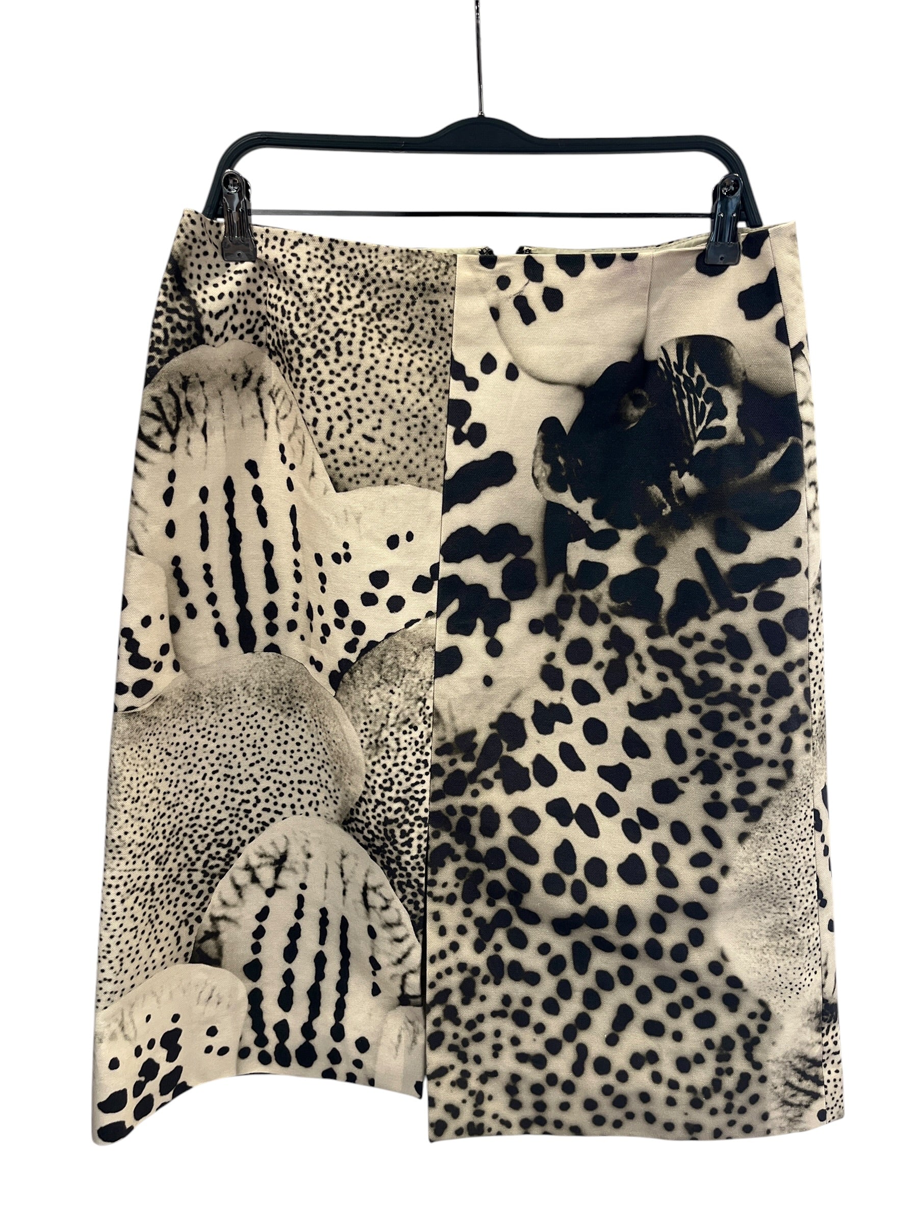 DRIES VAN NOTEN/Long Skirt/42/Floral Pattern/Cotton/GRY/A-Line/ORCHID COCOON SHERA SKIRT view 1