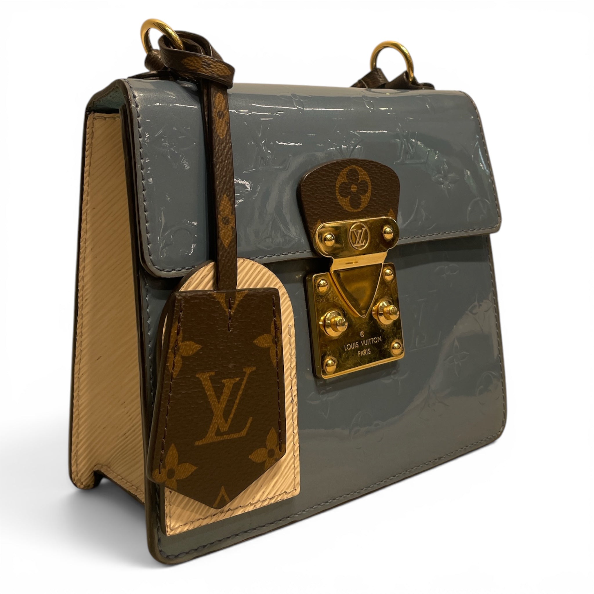 LOUIS VUITTON/Cross Body Bag/Monogram/Leather/BLU/SPRING STREET view 6