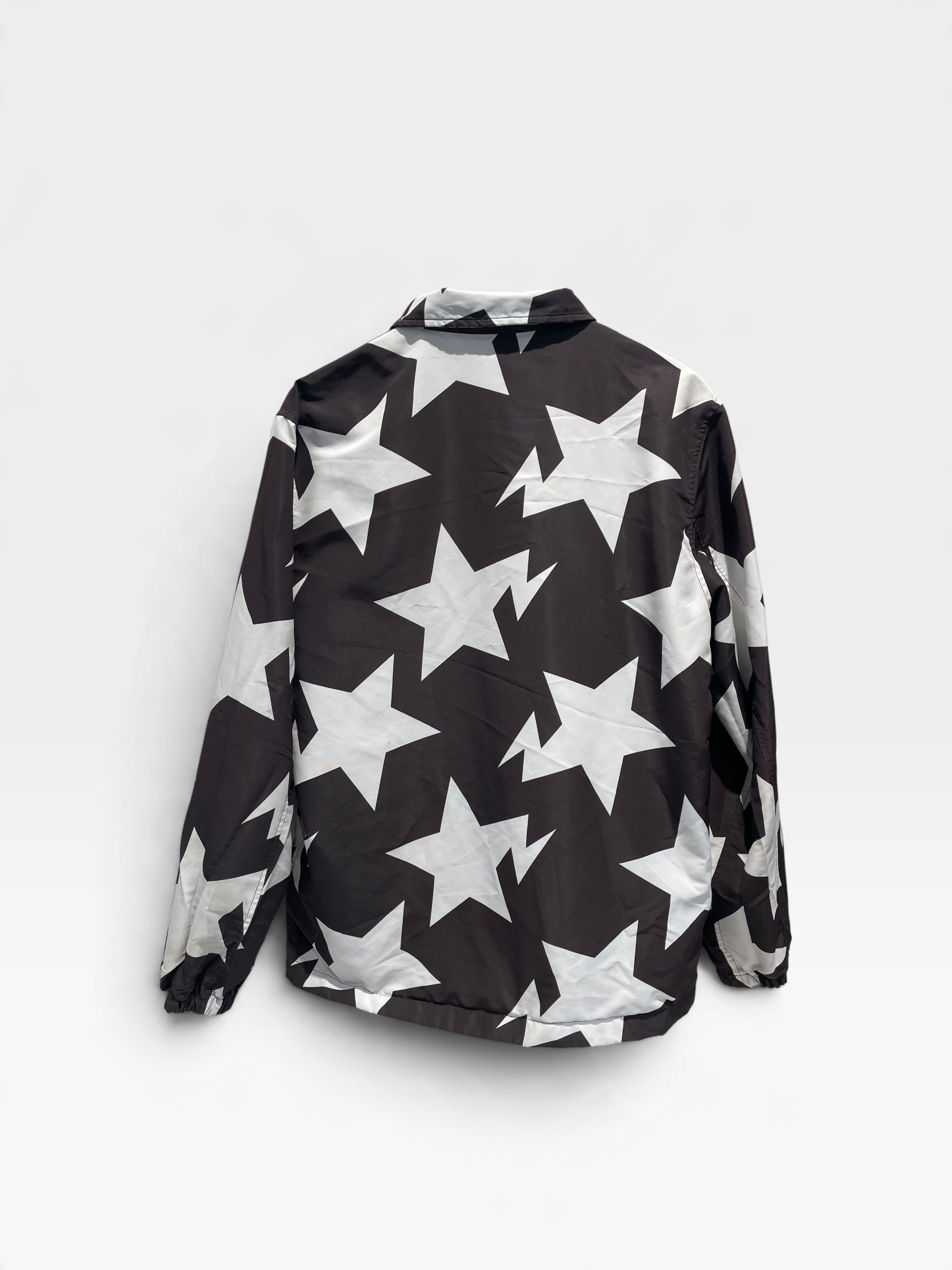 A BATHING APE/Jacket/L/Polyester/BRW/All Over Print/Bape Sta Coach Jacket view 2