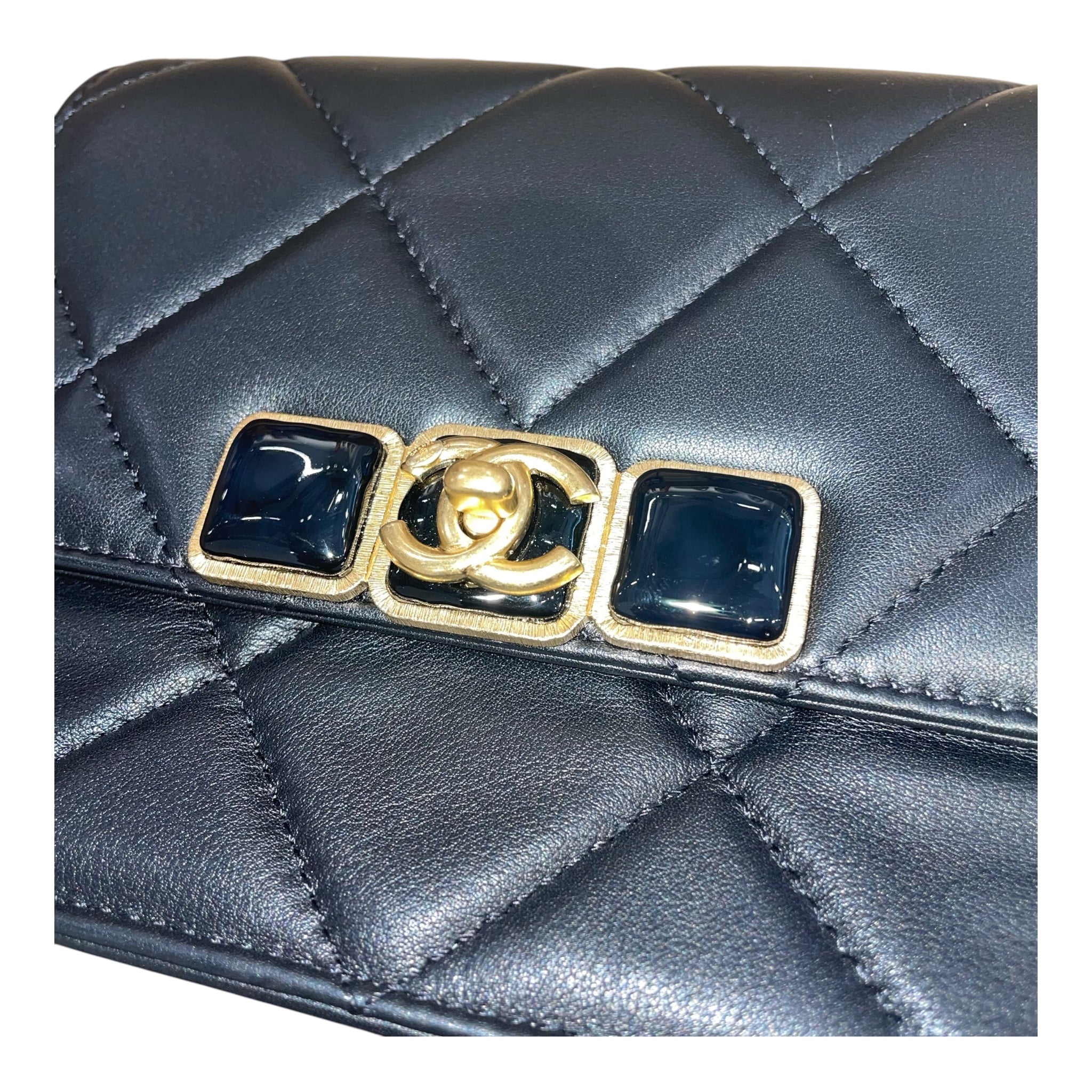 CHANEL/Hand Bag/Leather/BLK/gax4xpp4 view 9