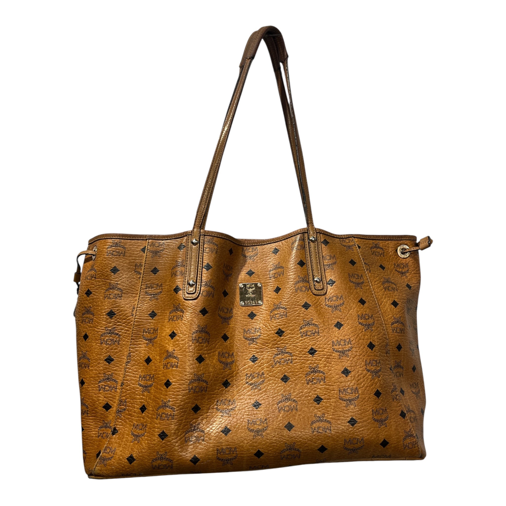 MCM/Tote Bag/Monogram/CML/MCM COGNAC VISETOS CANVAS view 1