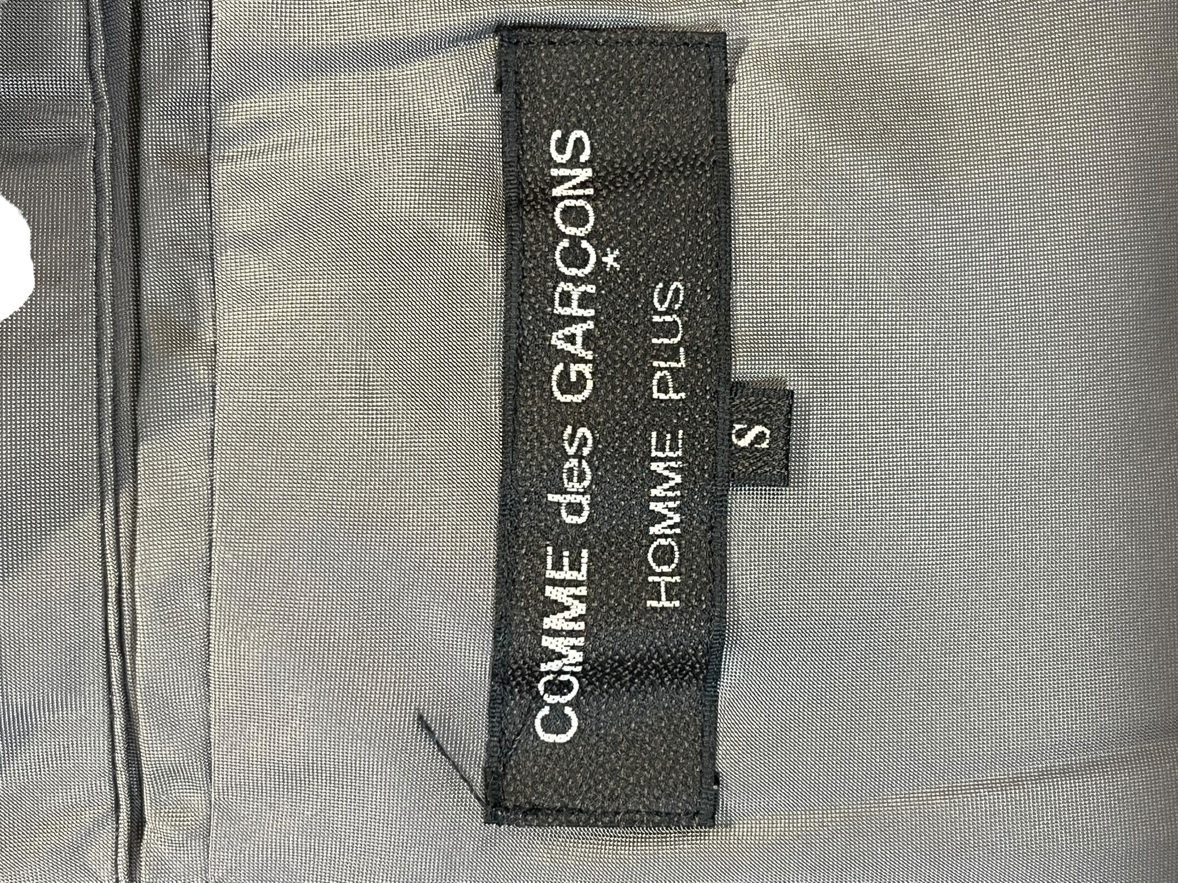 COMME des GARCONS HOMME PLUS/Tailored Jkt/S/Wool/GRY/Stripe/ view 3