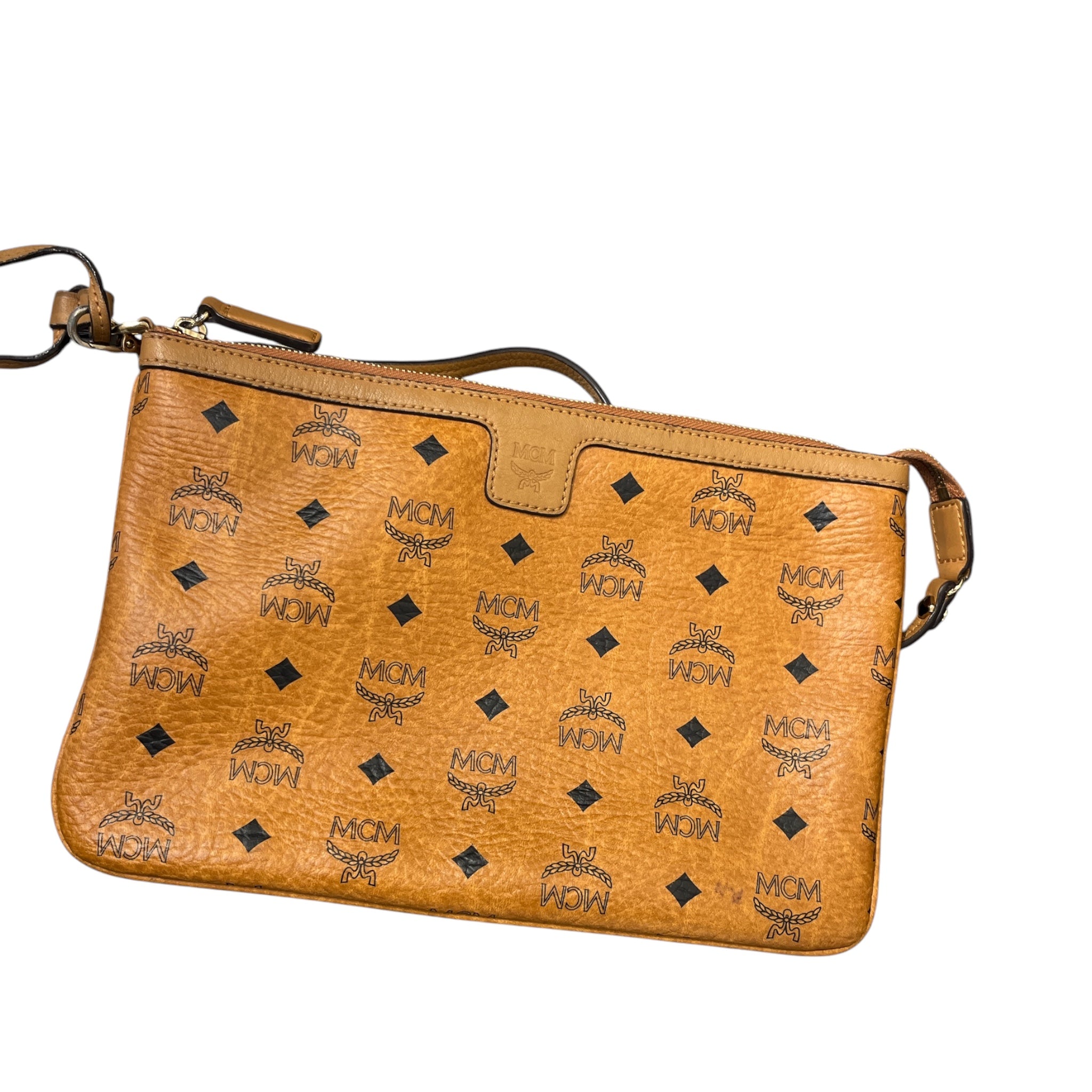 MCM/Tote Bag/Monogram/CML/MCM COGNAC VISETOS CANVAS view 3