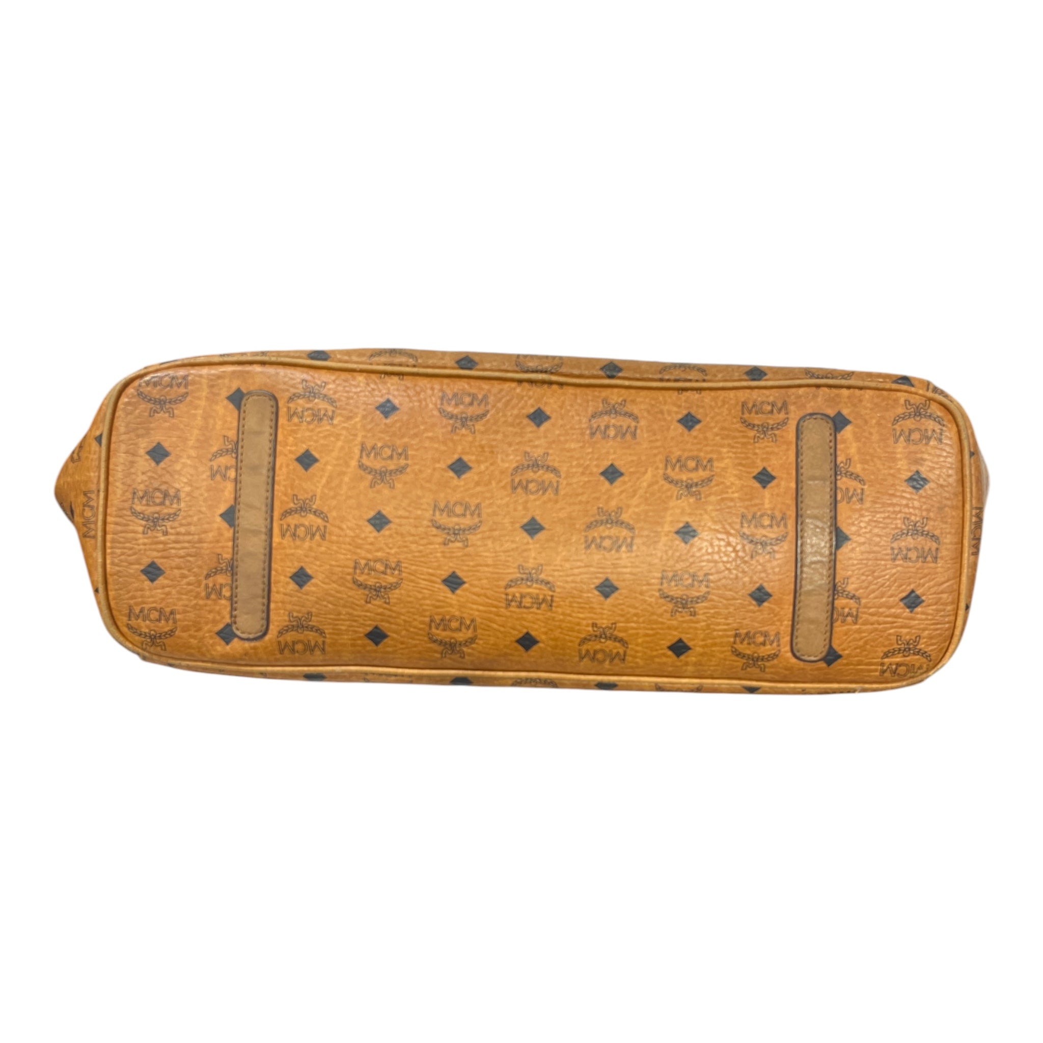 MCM/Tote Bag/Monogram/CML/MCM COGNAC VISETOS CANVAS view 4