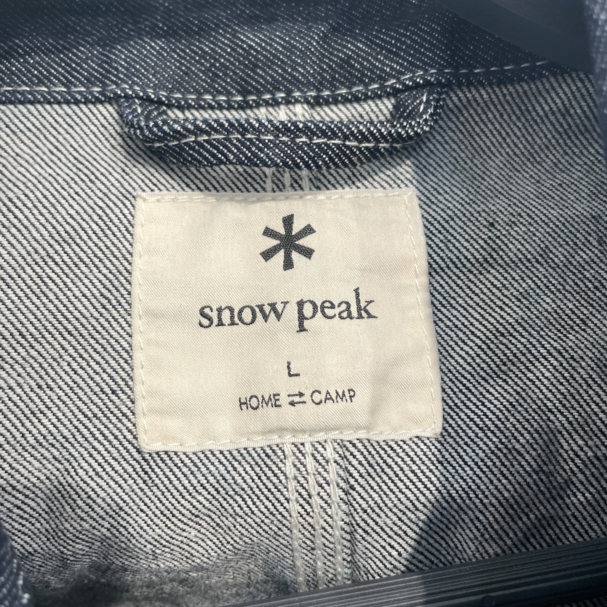 snow peak/Denim Jkt/L/Denim/BLU/snow peak view 3
