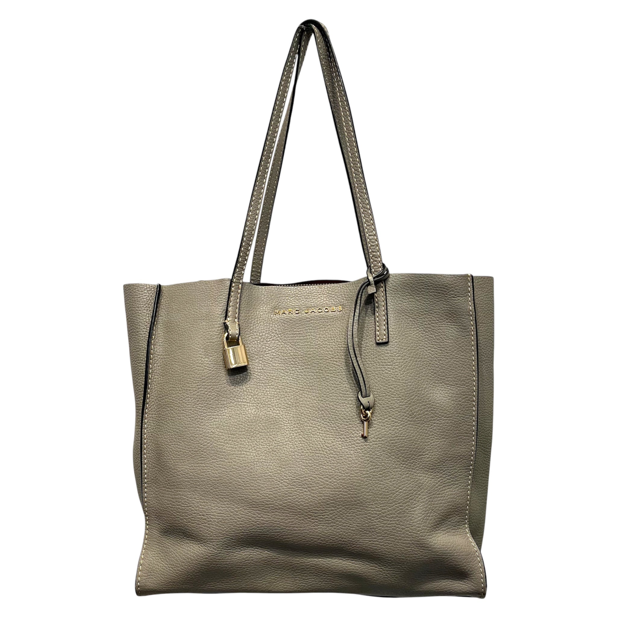 MARC JACOBS/Clutch Bag/Leather/GRY/ view 1