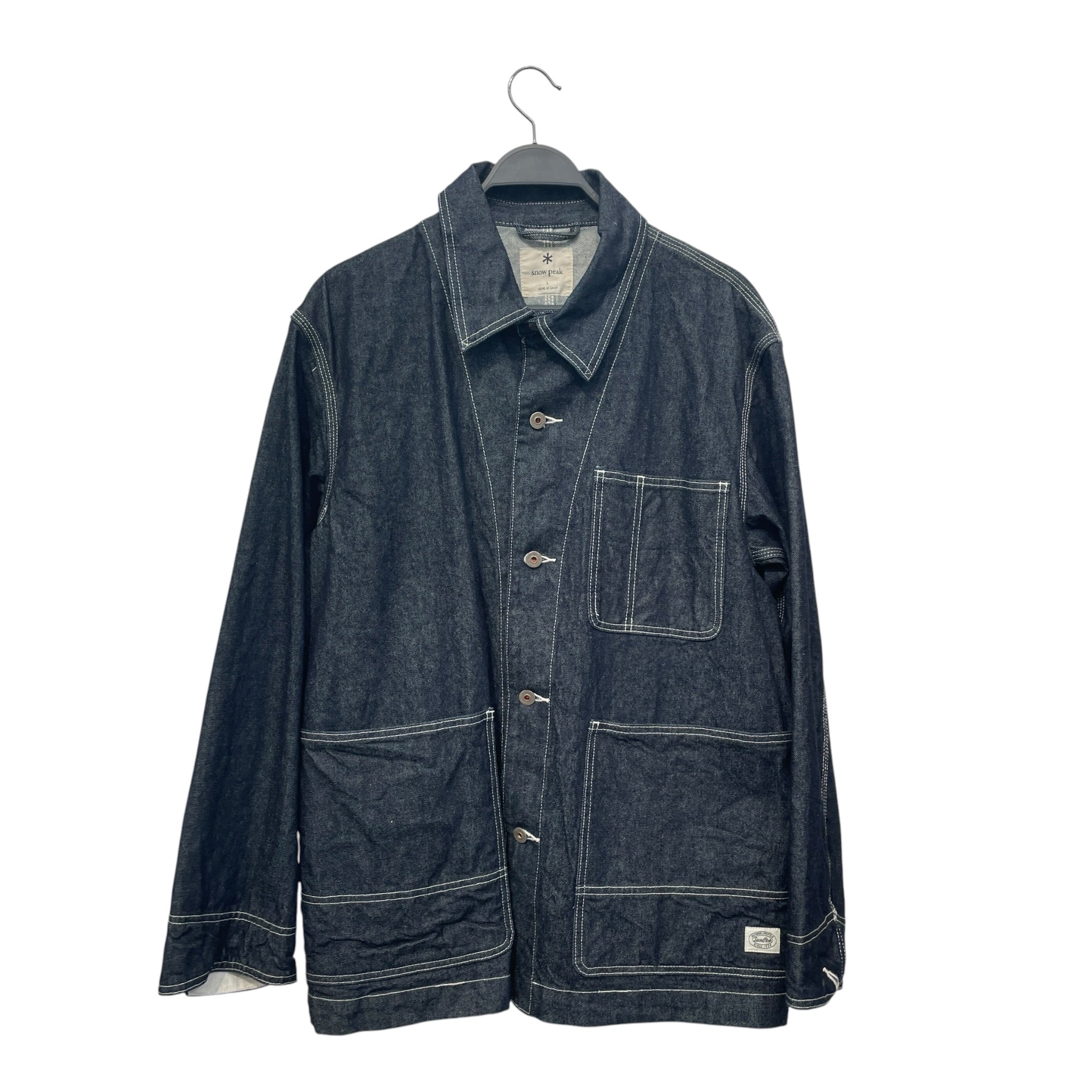 snow peak/Denim Jkt/L/Denim/BLU/snow peak view 1