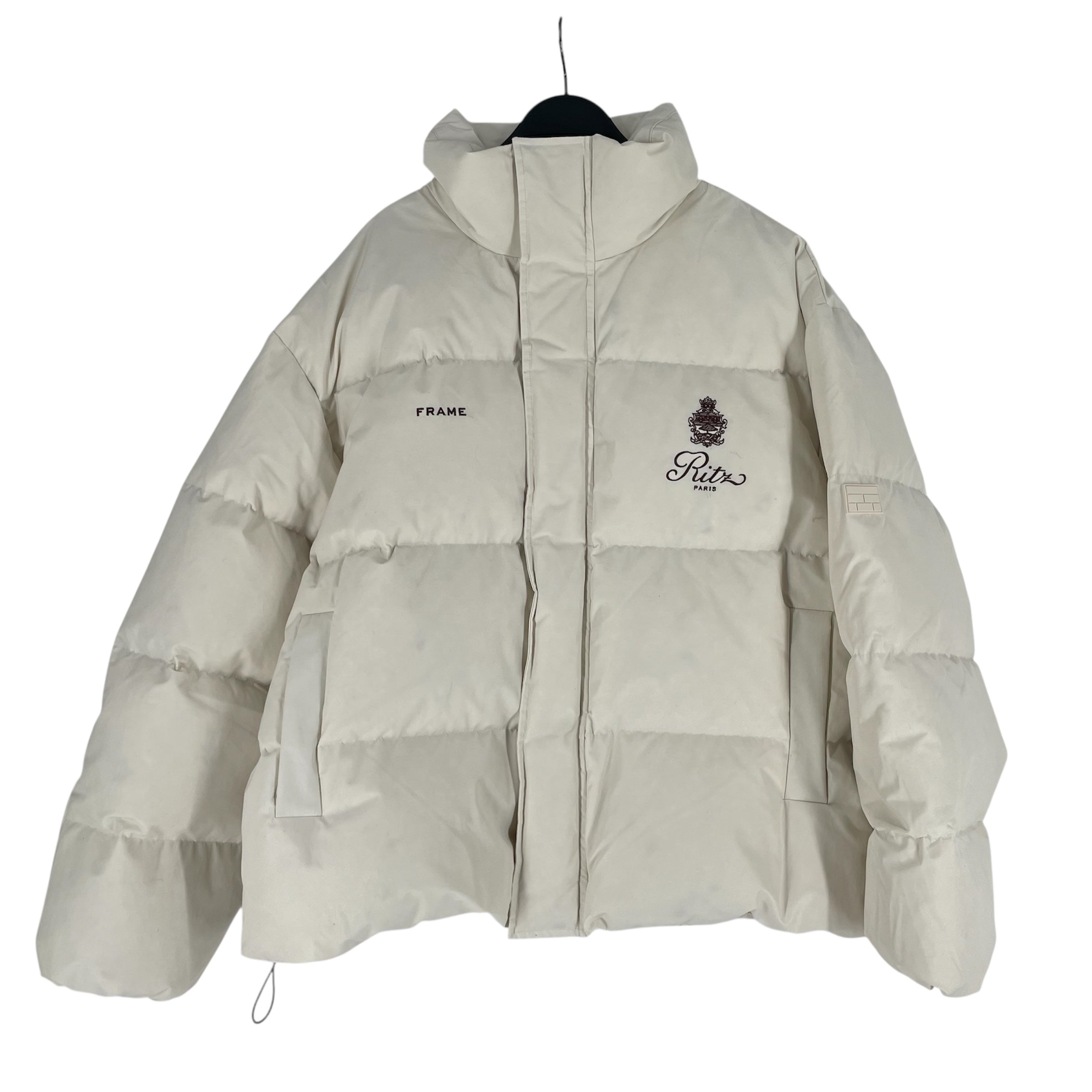 FRAME/Puffer Jkt/L/Polyester/CRM/RITZ view 1
