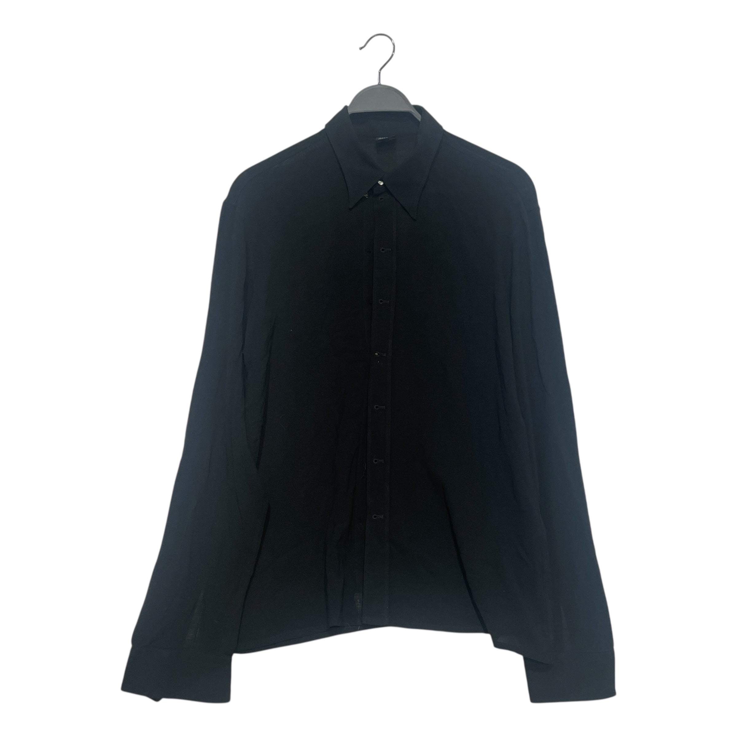 Jean Paul Gaultier/LS Shirt/17/Rayon/BLK/ view 1