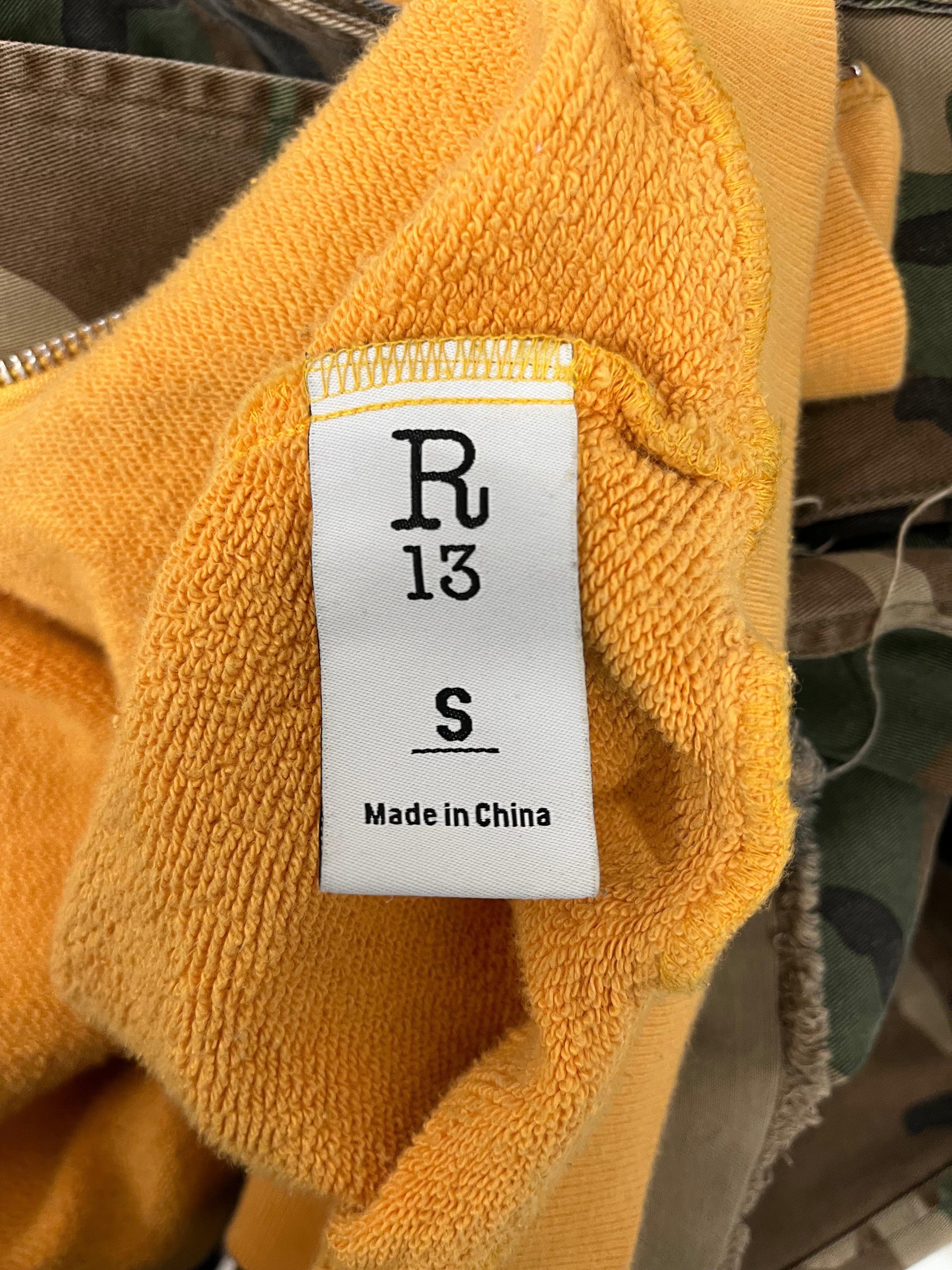 R13/Military Jkt/S/Cotton/MLT/Camouflage/LAYERED HOODIE JACKET view 4