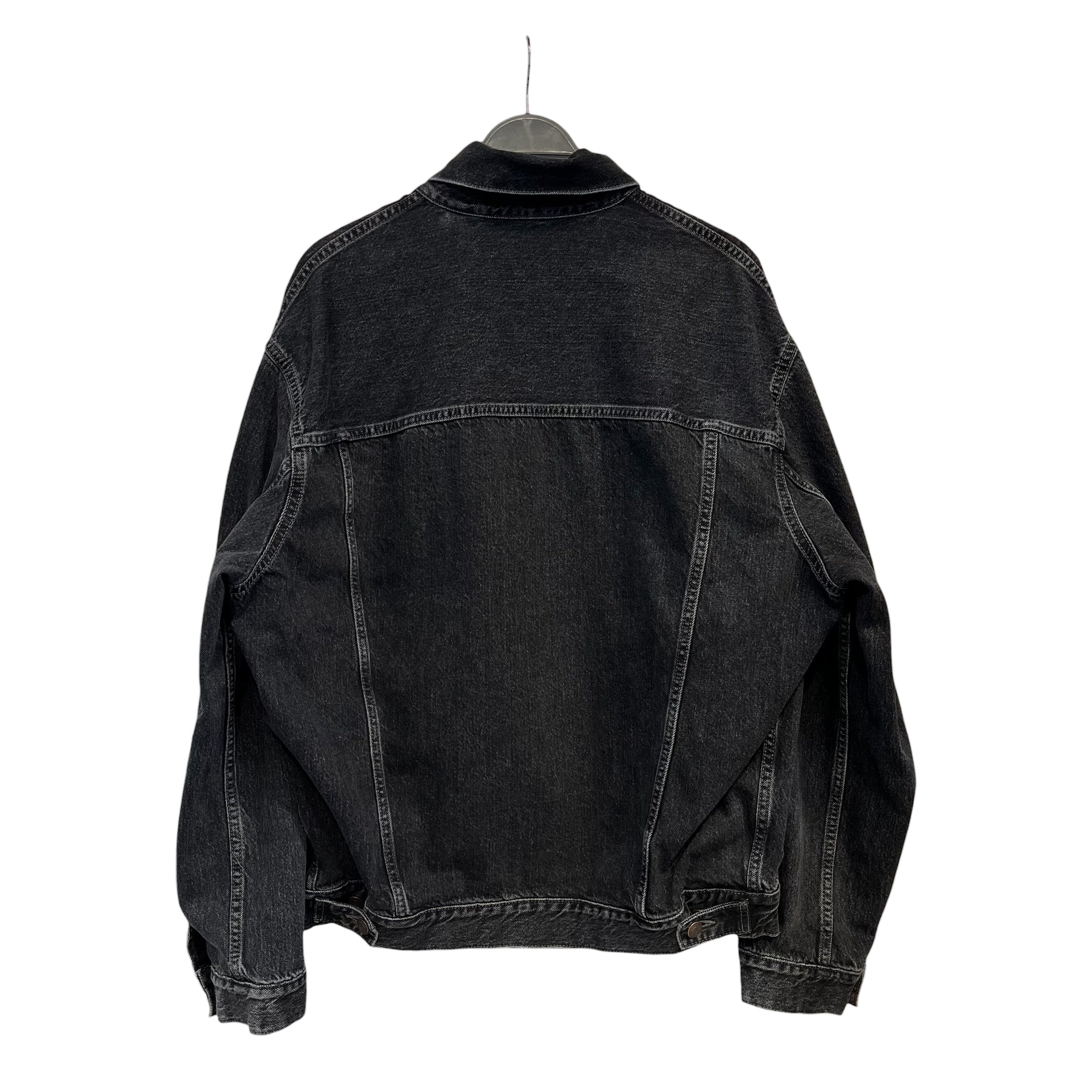 Acne Studios/Denim Jkt/M/Denim/BLK/pink pocket seams view 2