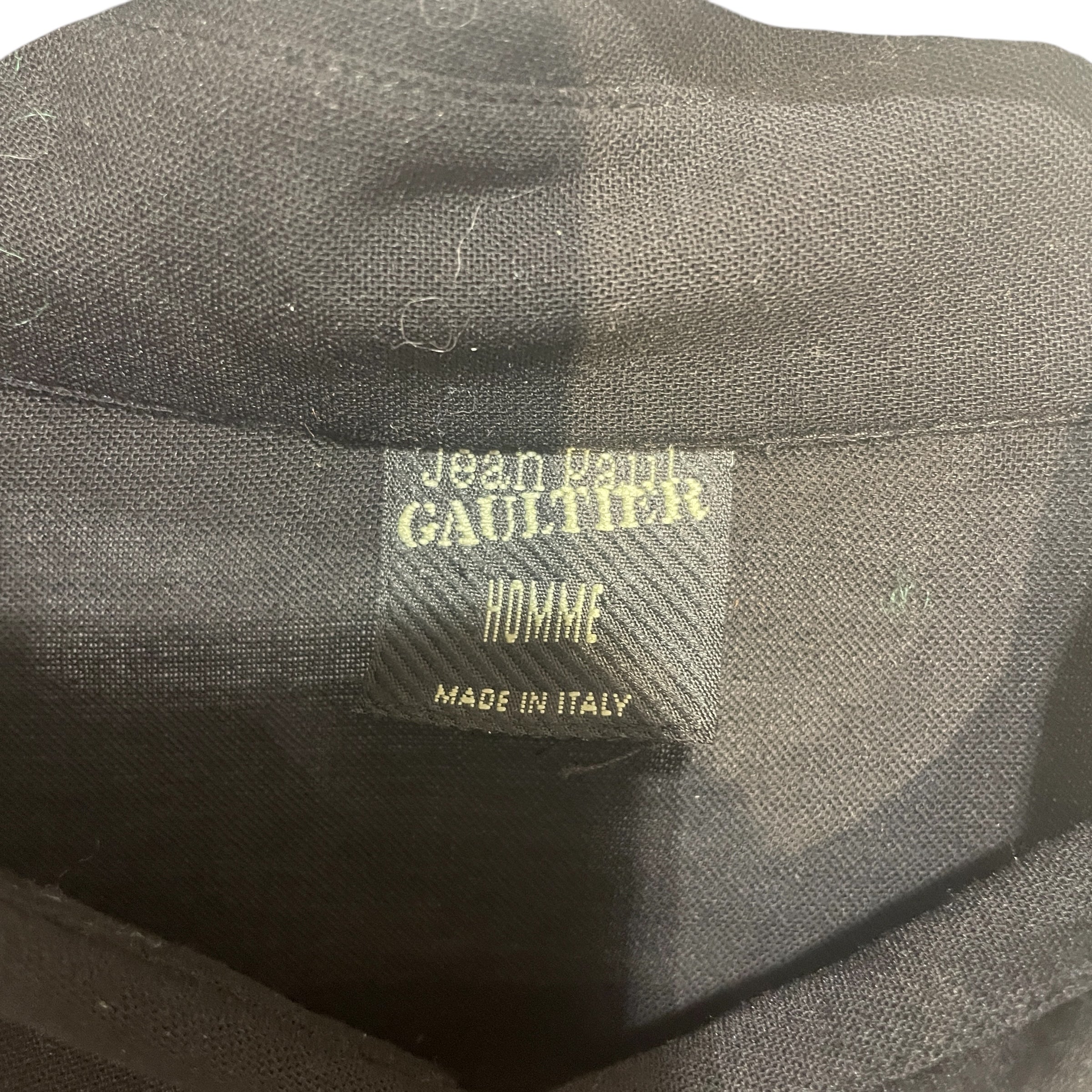 Jean Paul Gaultier/LS Shirt/17/Rayon/BLK/ view 3