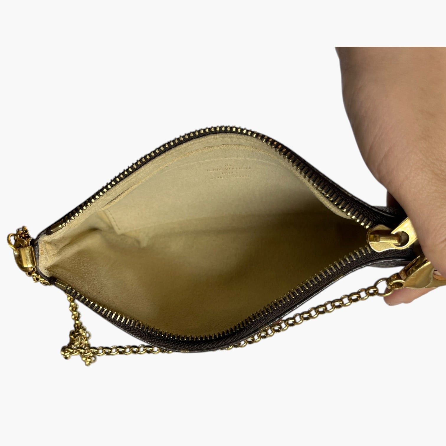 LOUIS VUITTON/Pouch/Monogram/Leather/BRW/Pochette Milla MM Pouch view 10