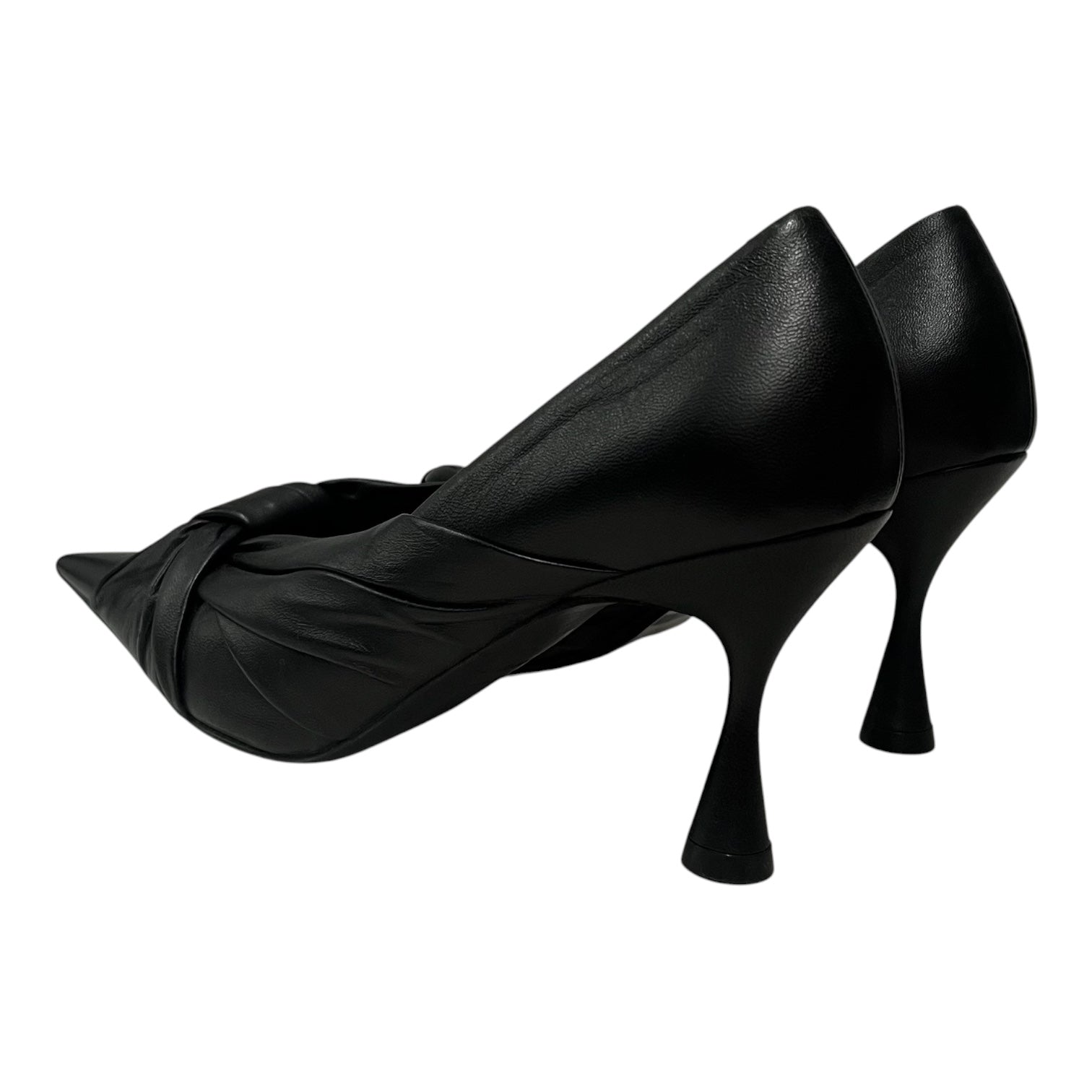 BALENCIAGA/Heels/EU 36/Leather/BLK/knot pumps view 2