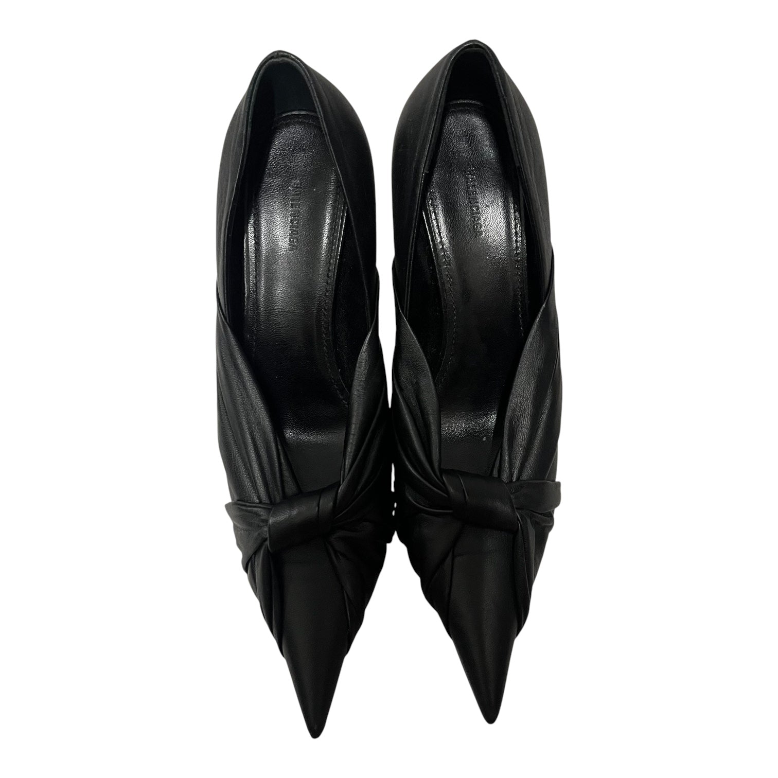 BALENCIAGA/Heels/EU 36/Leather/BLK/knot pumps view 3