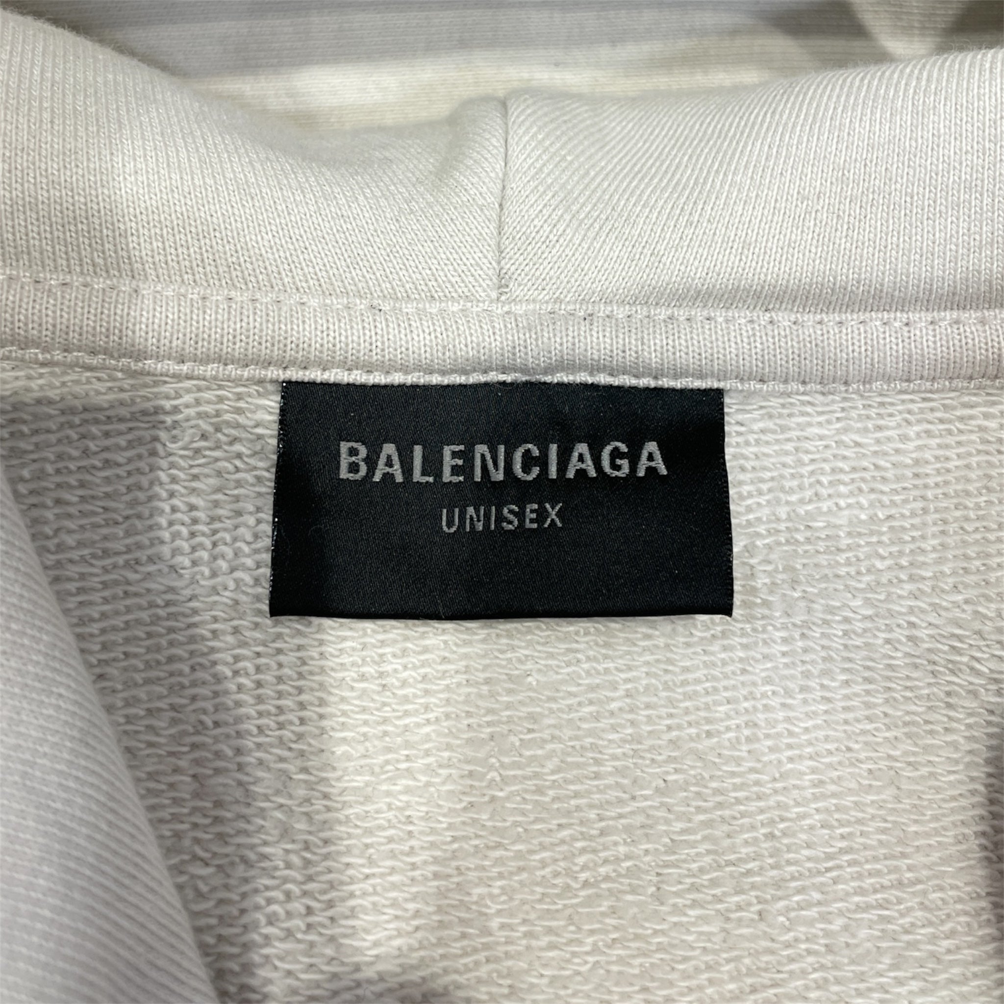 BALENCIAGA/Hoodie/4/Leather/CRM/XXXL HOOIE view 4
