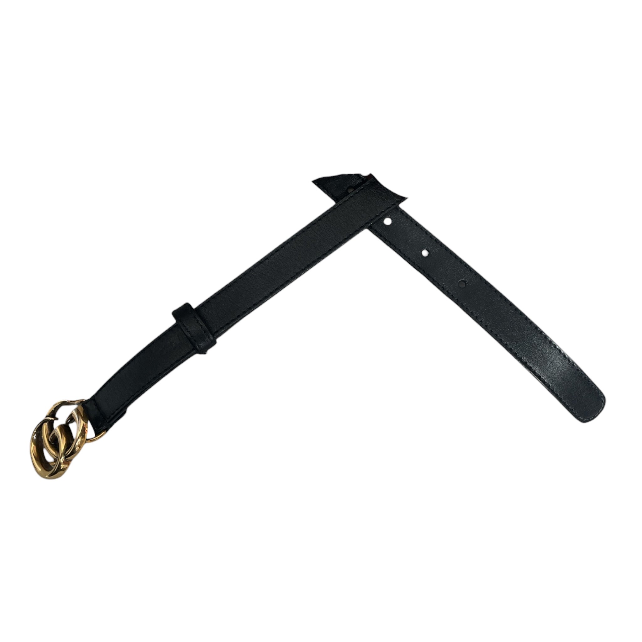 GUCCI/Belt/Leather/BLK/MARMONT THIN BELT view 2