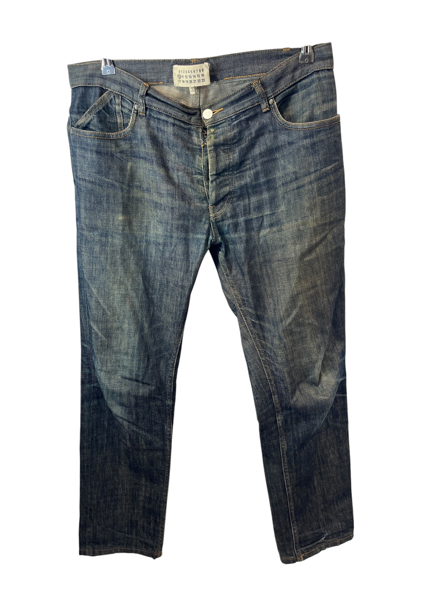 Maison Margiela/Straight Pants/50/Denim/NVY/ view 1